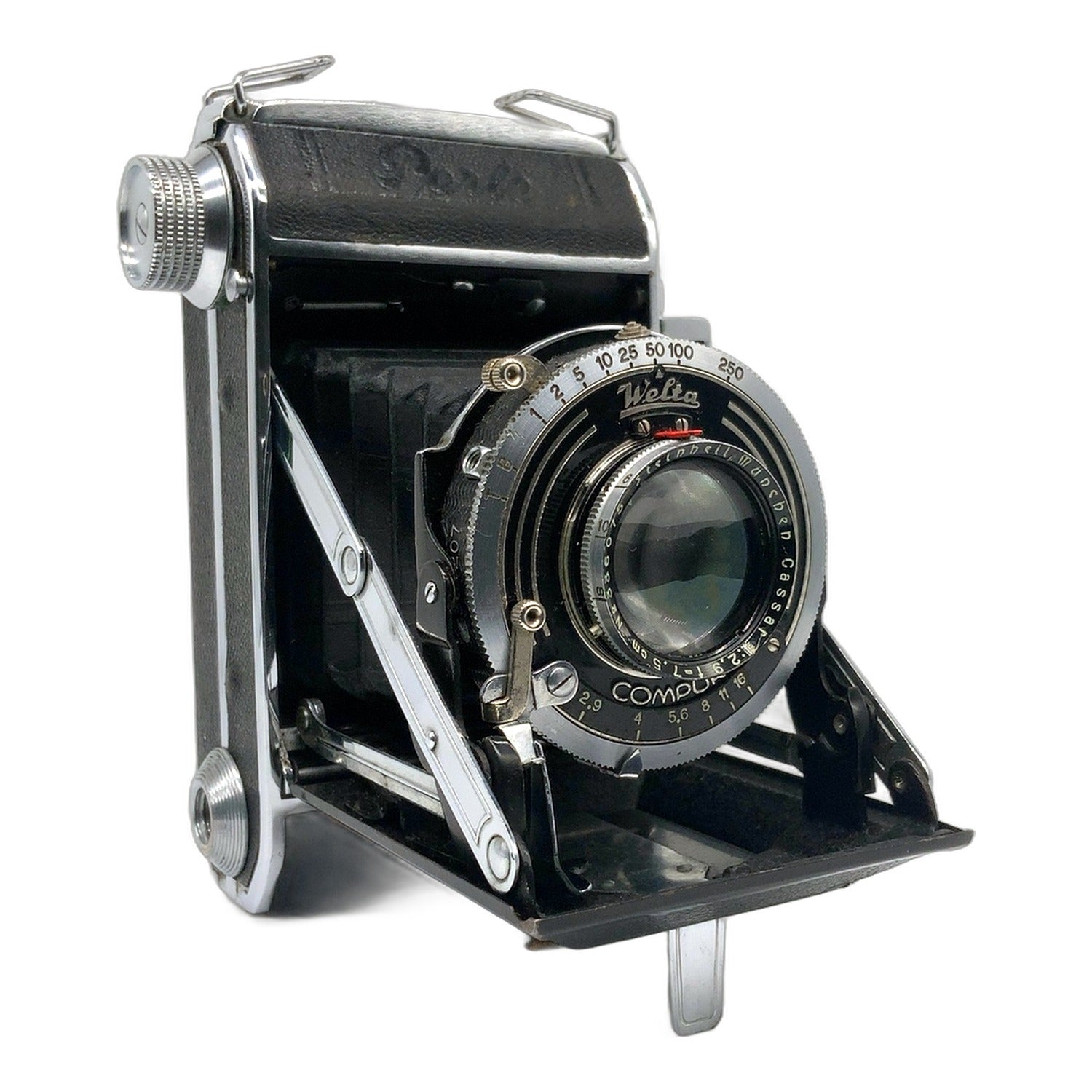 Welta Perle Klappkamera Compur Folding Camera Analogkamera