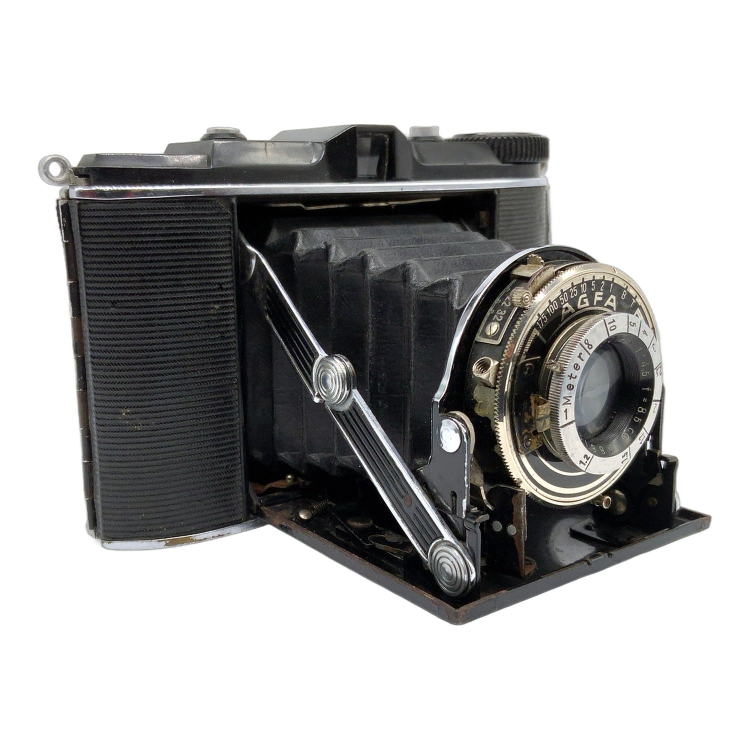 Agfa Isolette Klappkamera mit Apotar 1:4.5 F=8.5cm Folding Camera Balgenkamera