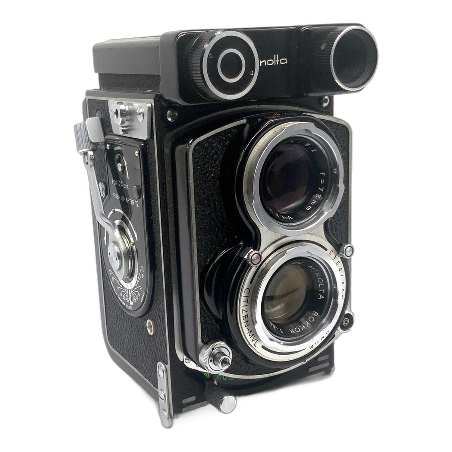 Minolta Autocord CDS TLR mit Rokkor 75mm 1:3.5 zweiäugige Kamera