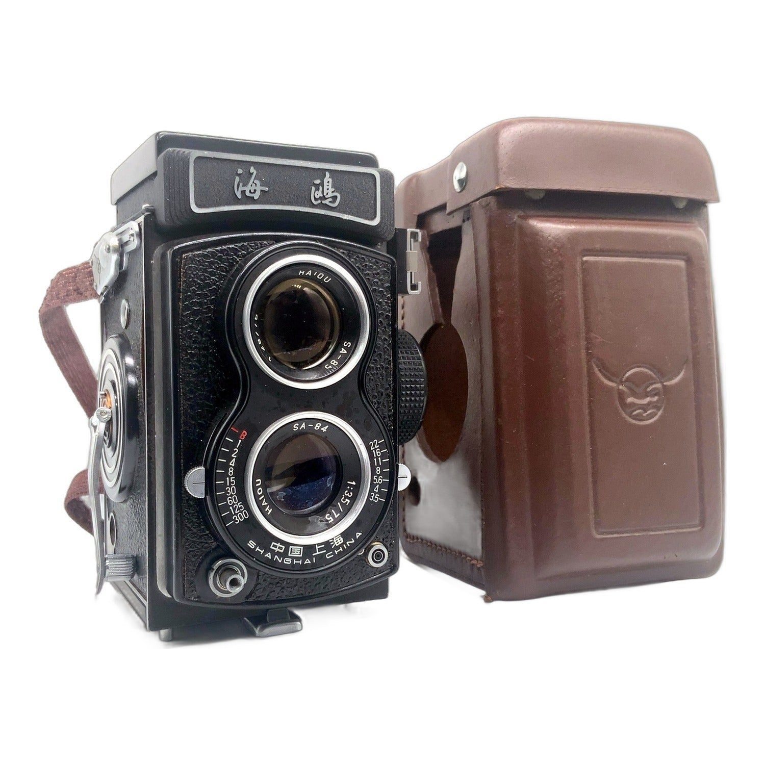 Seagull 4A-103 TLR mit Haiou SA-84 1:3.5/75 mit Tasche