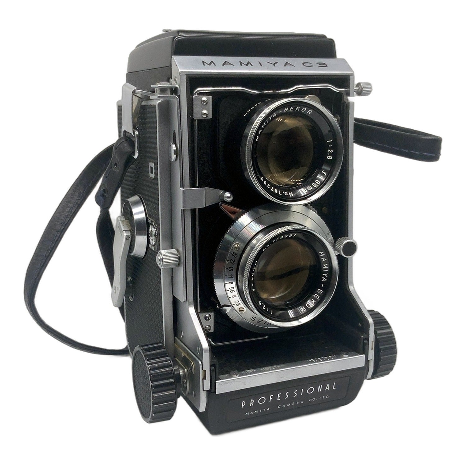 Mamiya C3 professional TLR mit Sekor 80mm 1:2.8 zweiäugige Kamera