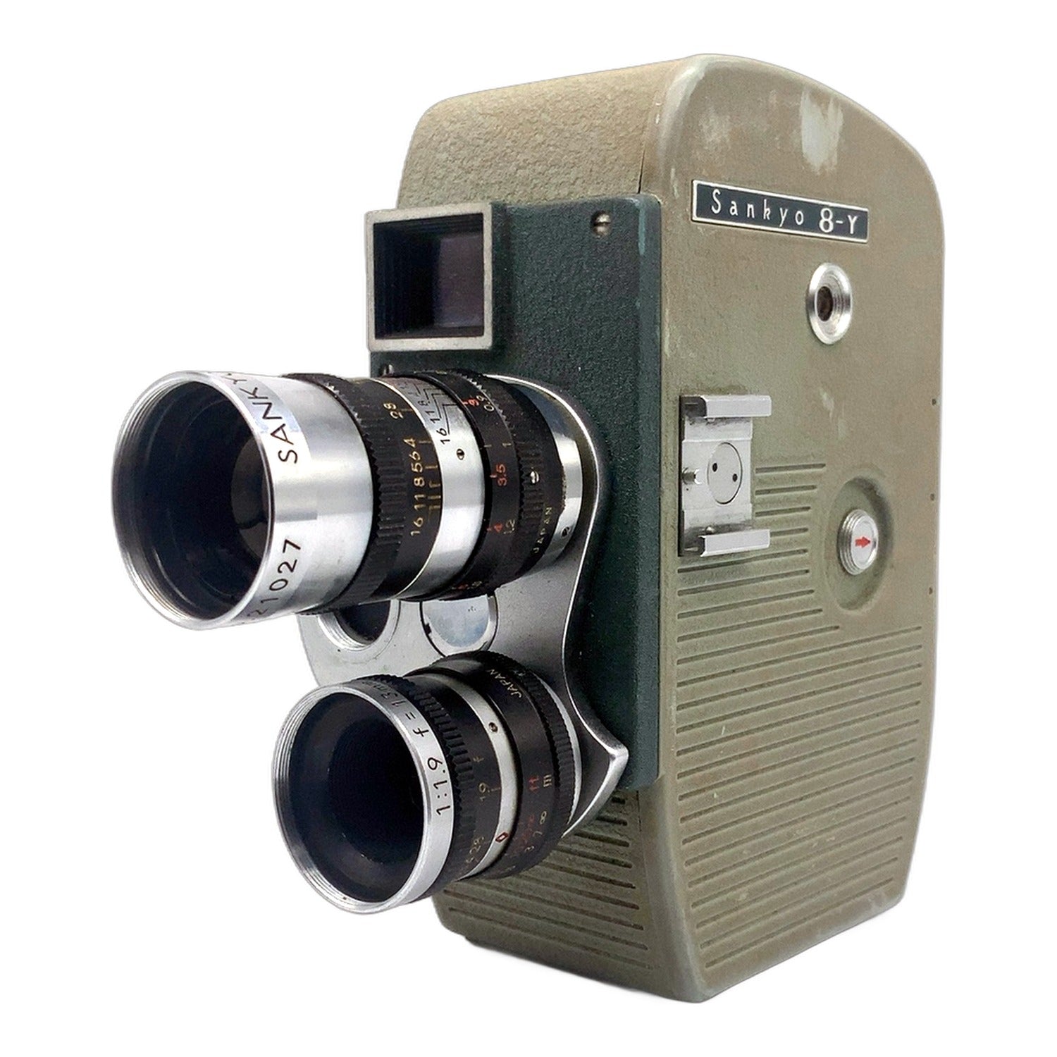 Sankyo 8-Y Filmkamera mit 38mm 1:1.9/6.5mm 1:1.8/13mm 1:1.9 Movie Camera