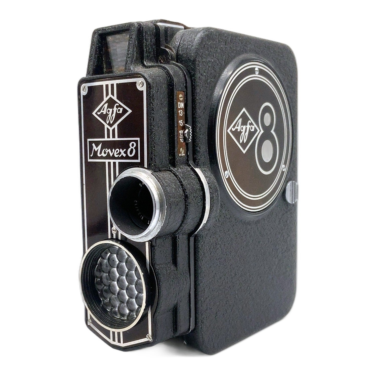 Agfa Movex 8 Filmkamera mit Kine-Anastigmat 1:2.8 f=1.2cm Movie Camera