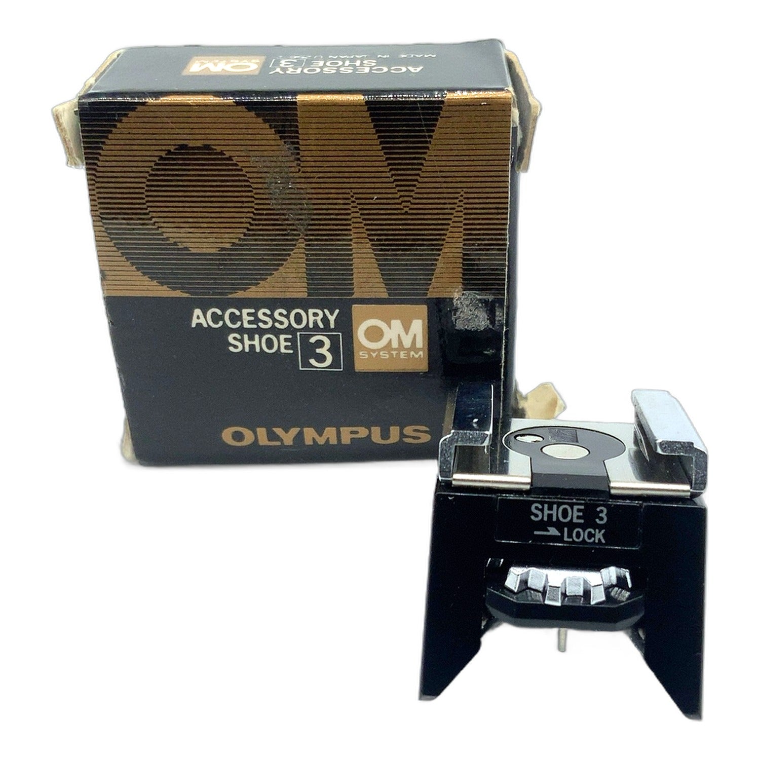 Olympus Shoe 3 für OM-2 Blitzschuh Adapter Accesory OM System Kamerazubehör