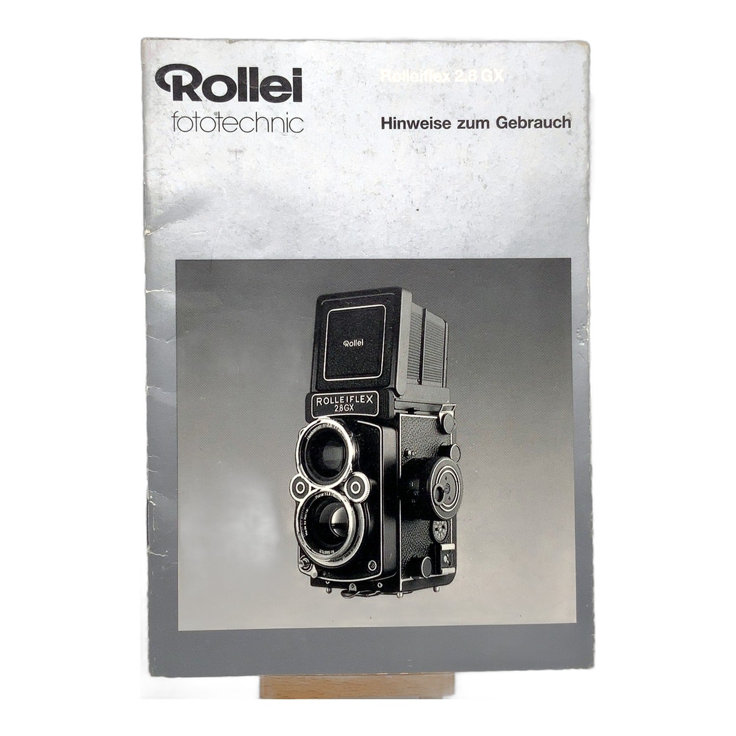 Rollei Rolleiflex 2,8 GX Hinweise zum Gebrauch Bedienungsanleitung Deutsch