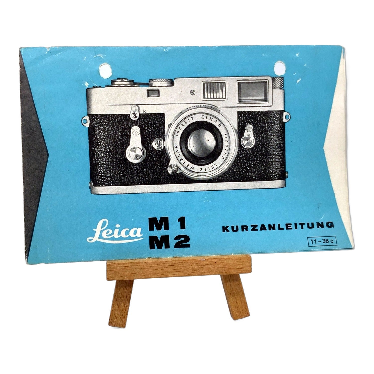 Leica M1 / M2 Kurzanleitung (11-36c) Bedienungsanleitung Handbuch Deutsch