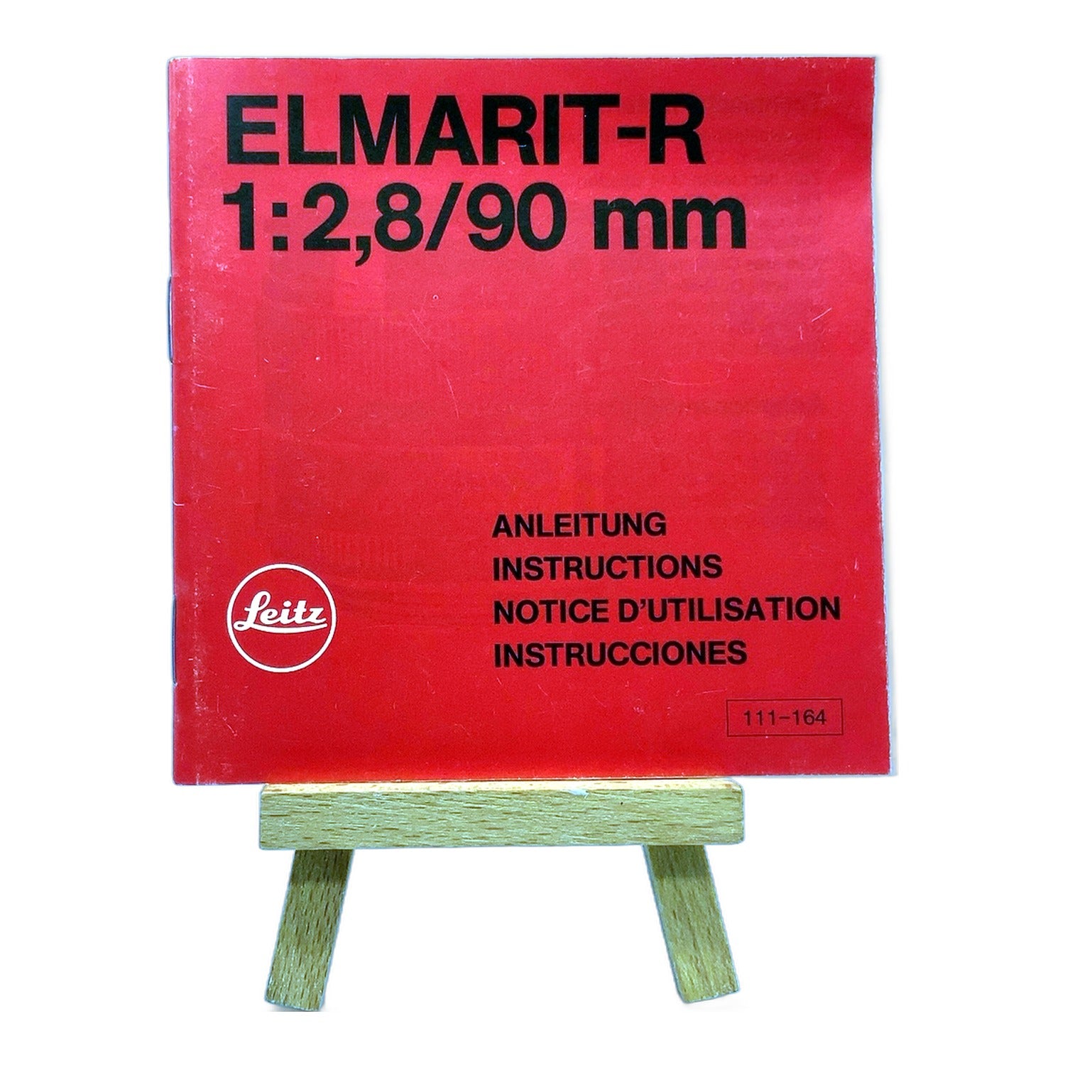 Leica Elmarit-R 1:2.8/90mm (111-164) Bedienungsanleitung Handbuch Deutsch