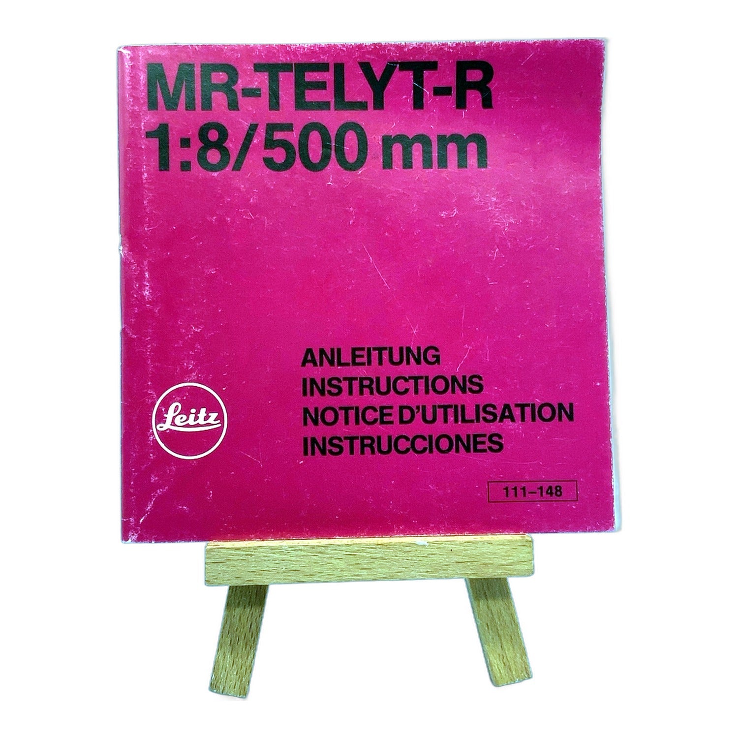 Leica MR-Telyt-R 1:8/500mm (111-148) Bedienungsanleitung Handbuch Deutsch