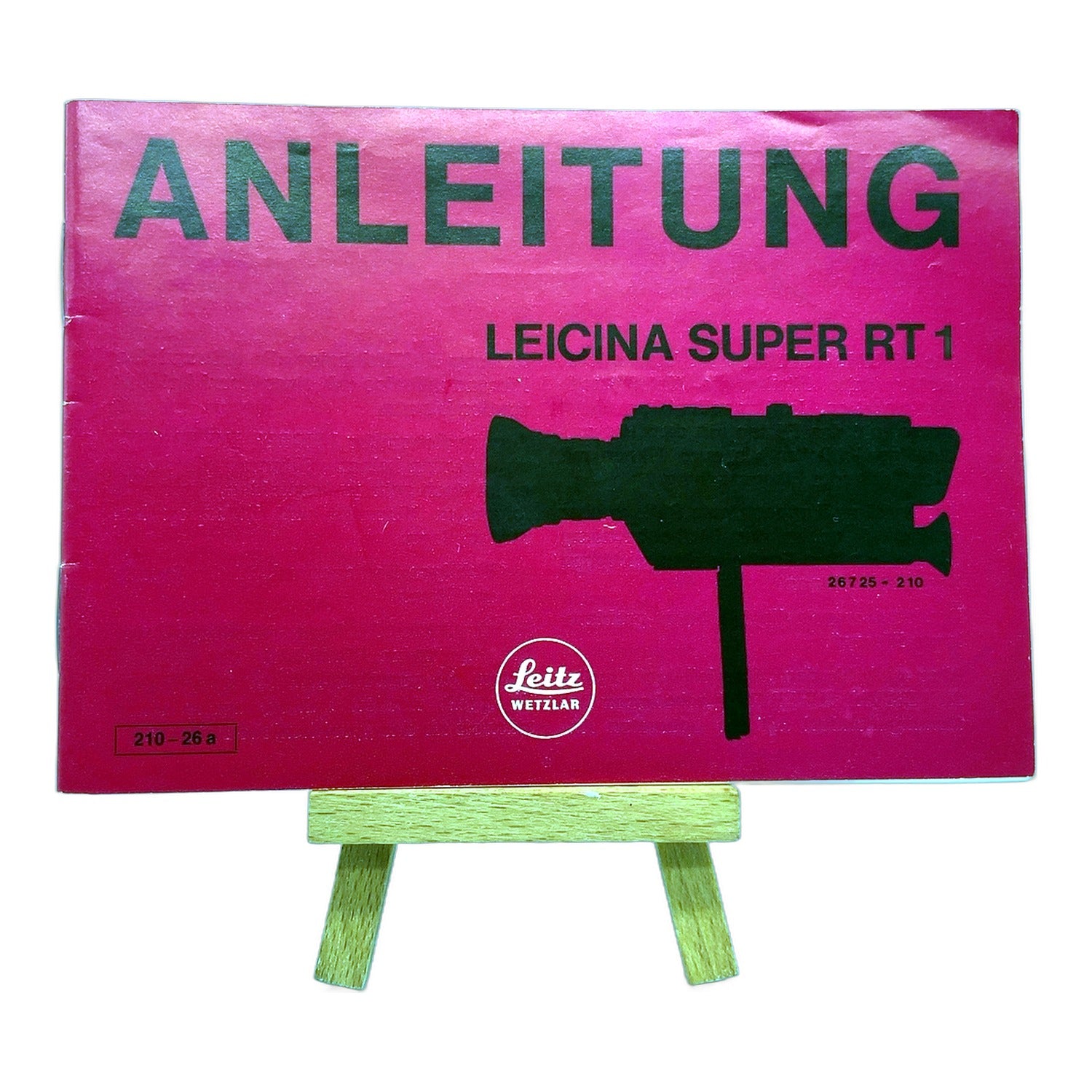 Leica Leicina Super RT1 (210-26a) Bedienungsanleitung Handbuch Deutsch
