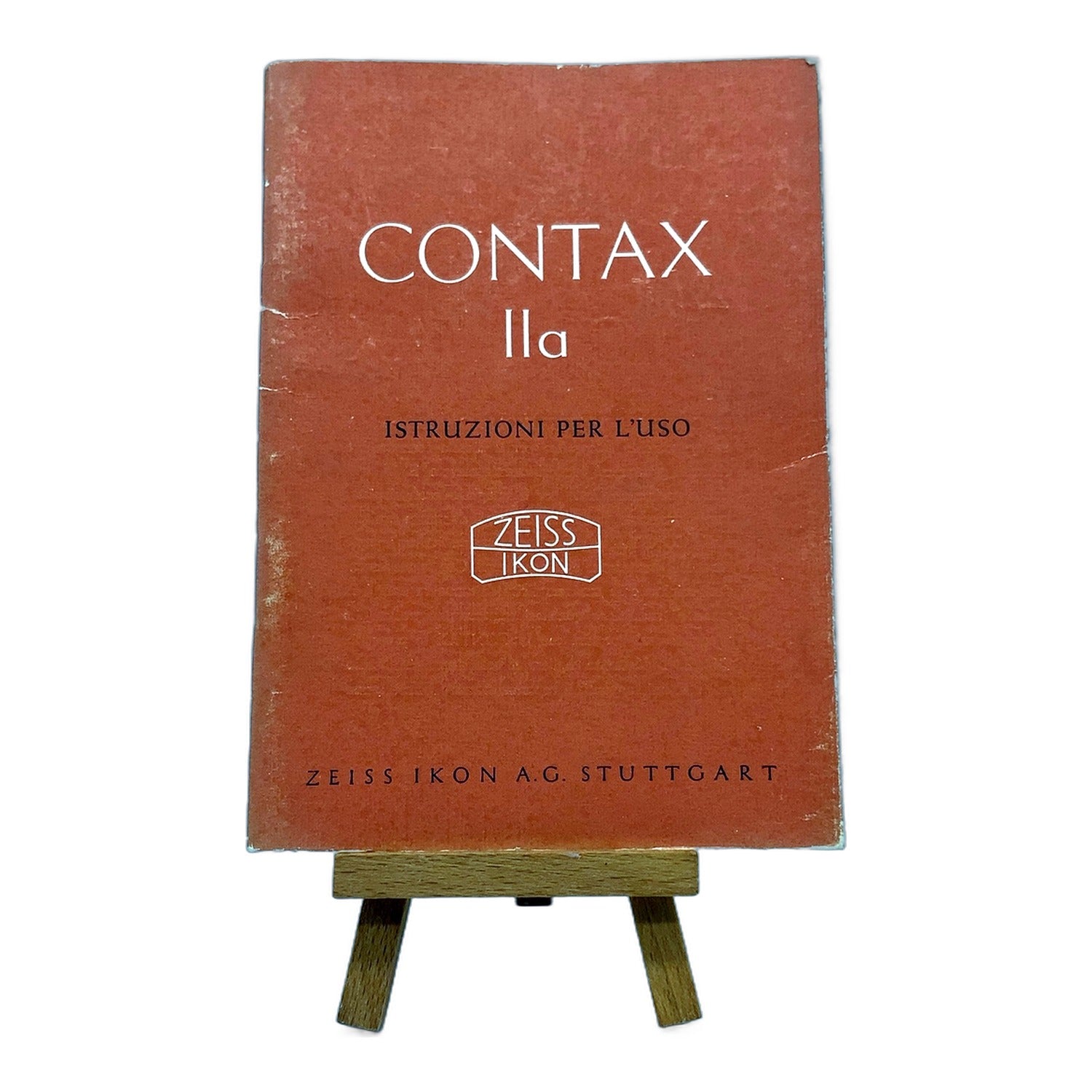 Contax IIa Bedienungsanleitung User Manual Handbuch Italienisch