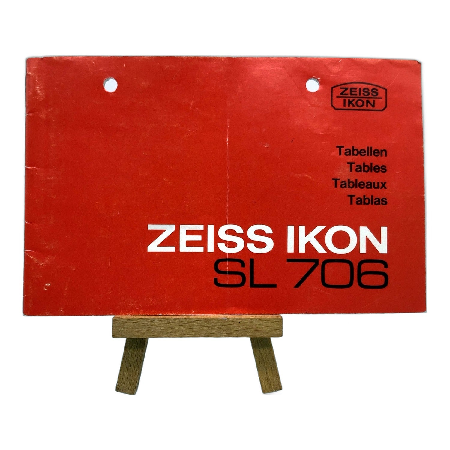 Zeiss Ikon SL 706 Tabellen Bedienungsanleitung User Manual Handbuch Deutsch