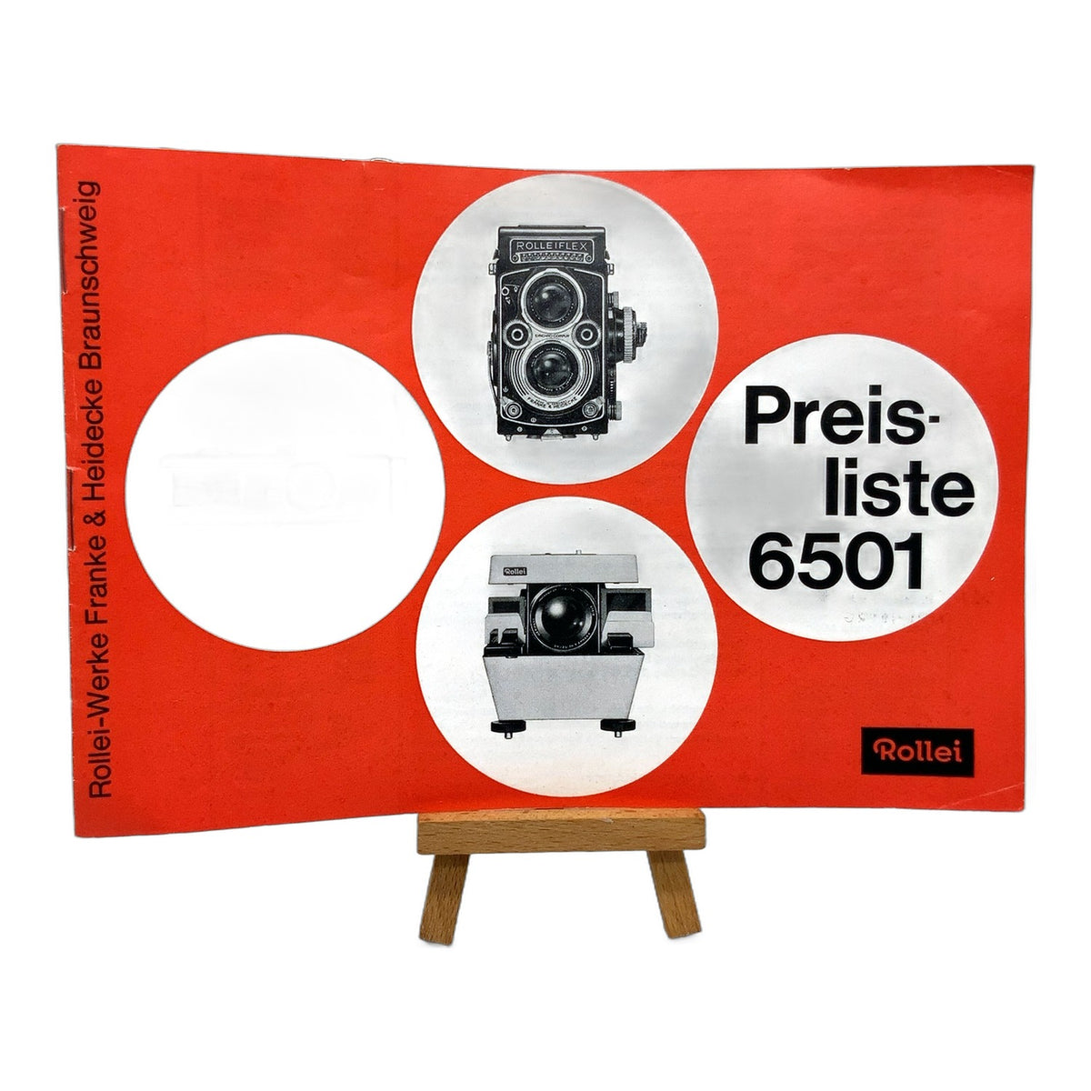 Rollei Preisliste 6501 Infoheft Booklet Informationsheft Deutsch