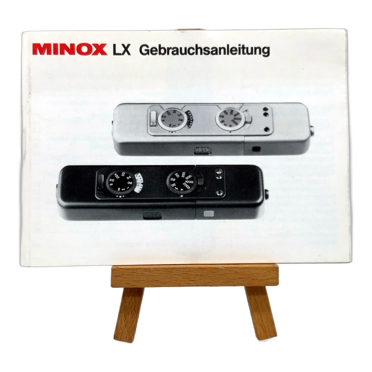 Minox LX Bedienungsanleitung User Manual Handbuch Deutsch