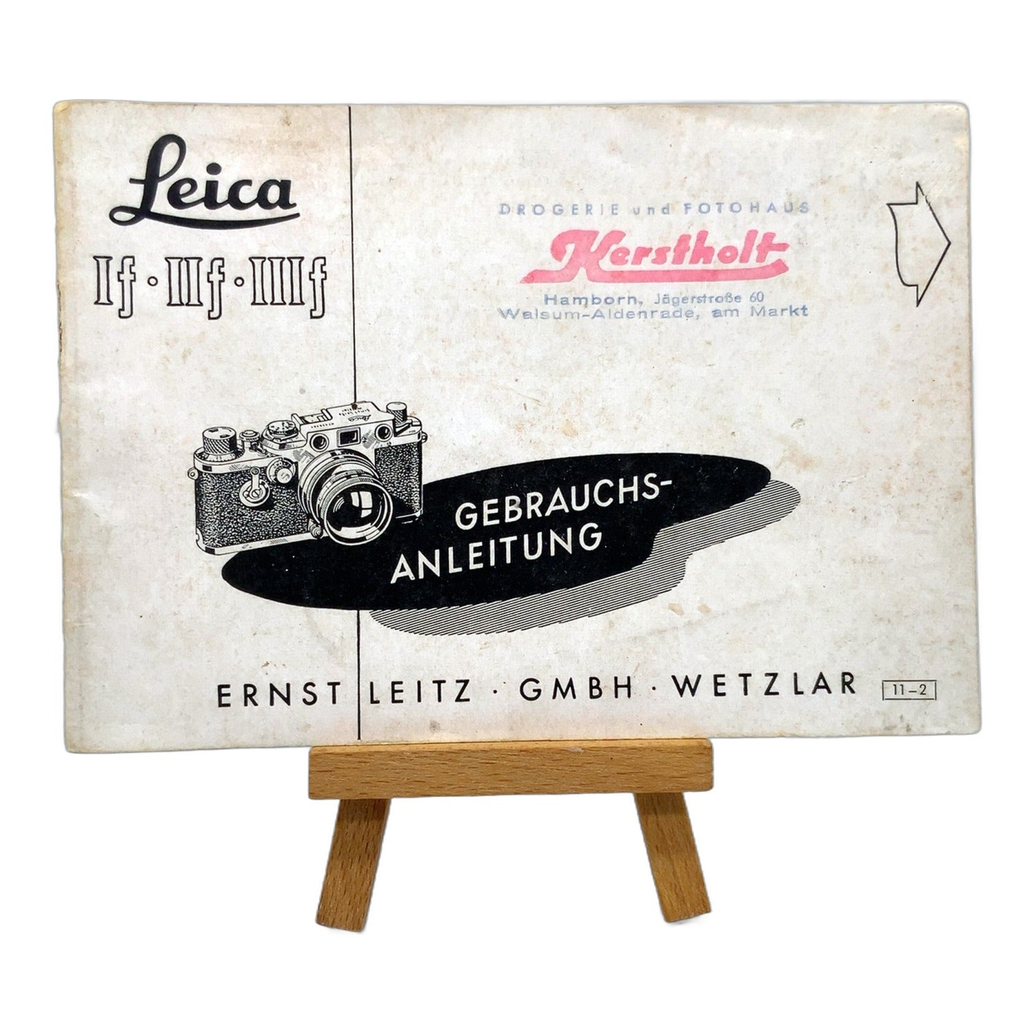 Leica If / IIf / IIIf (11-2) stark gebrauchte Bedienungsanleitung Deutsch