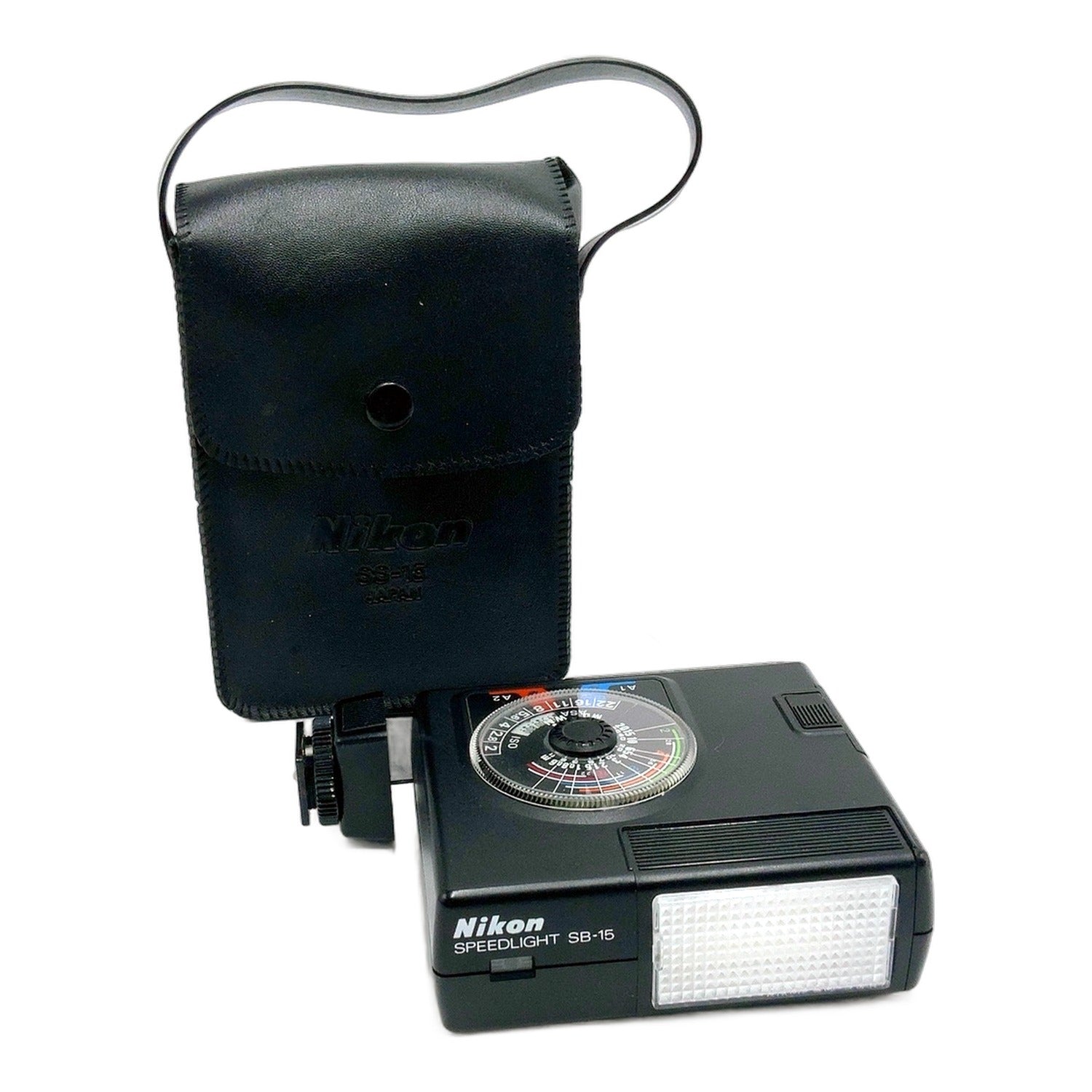 Nikon Speedlight SB-15 Blitzgerät mit Tasche SS-15 Camera Flash Kamerablitz
