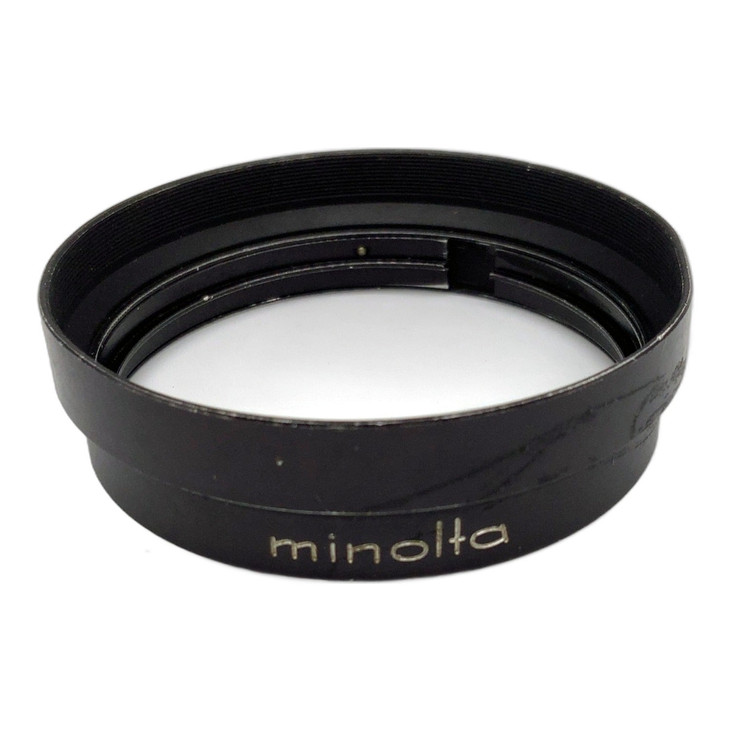 Minolta D57KE Gegenlichtblende Metall für PF58mm f1.4 Lens Hood Streulichtblende