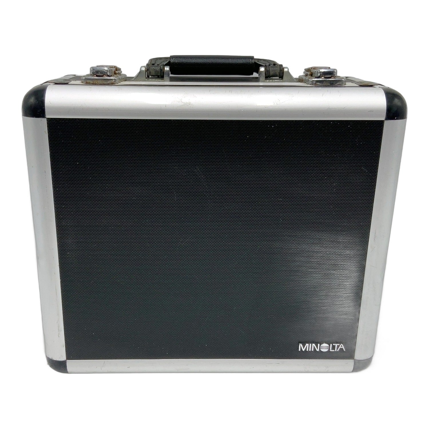 Minolta Fotokoffer Aluminium, 32x27x16cm Koffer Schwarz Camera Case Kamerakoffer