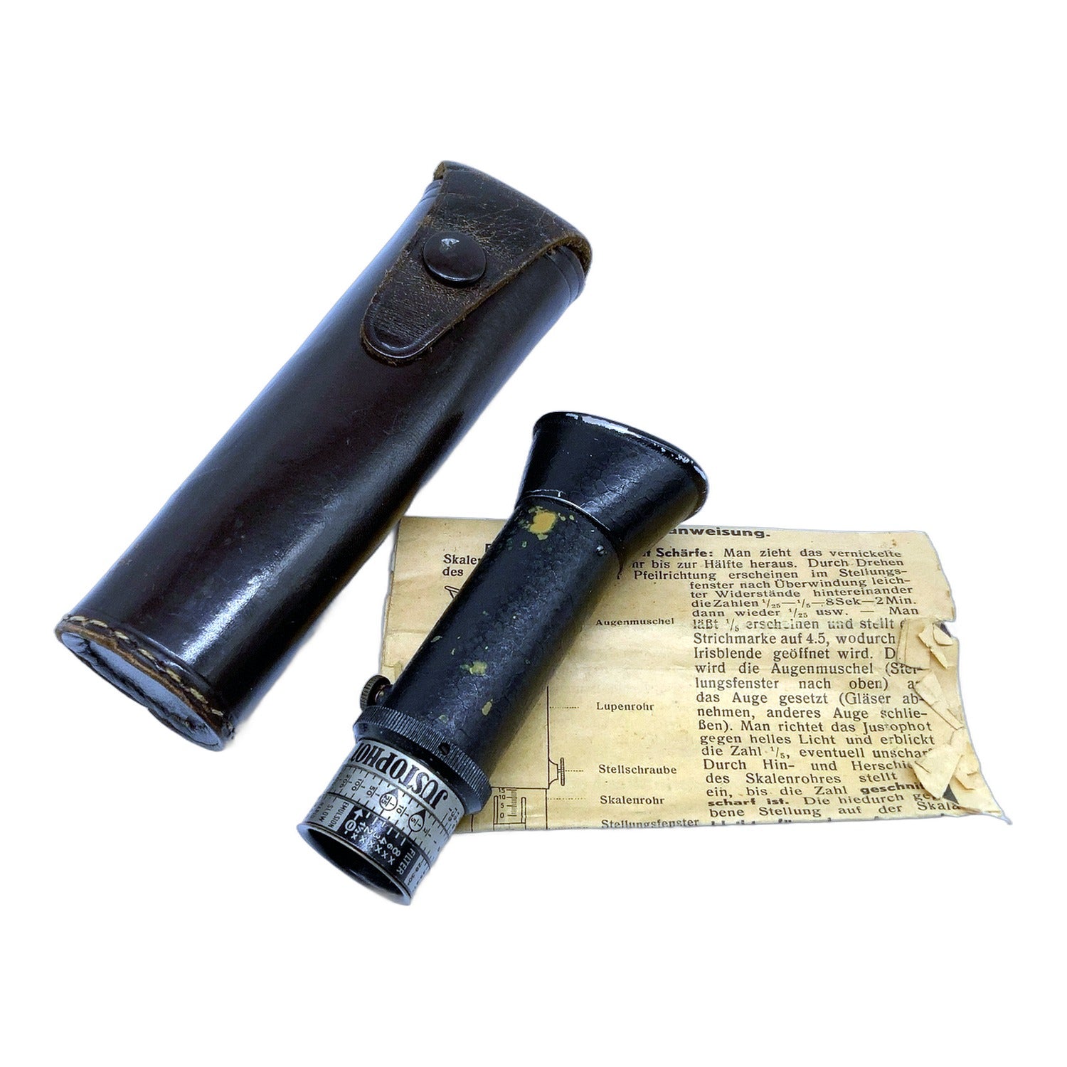 Drem Justophot Belichtungsmesser mit Tasche Light Meter Lichtmesser Lichtmeter