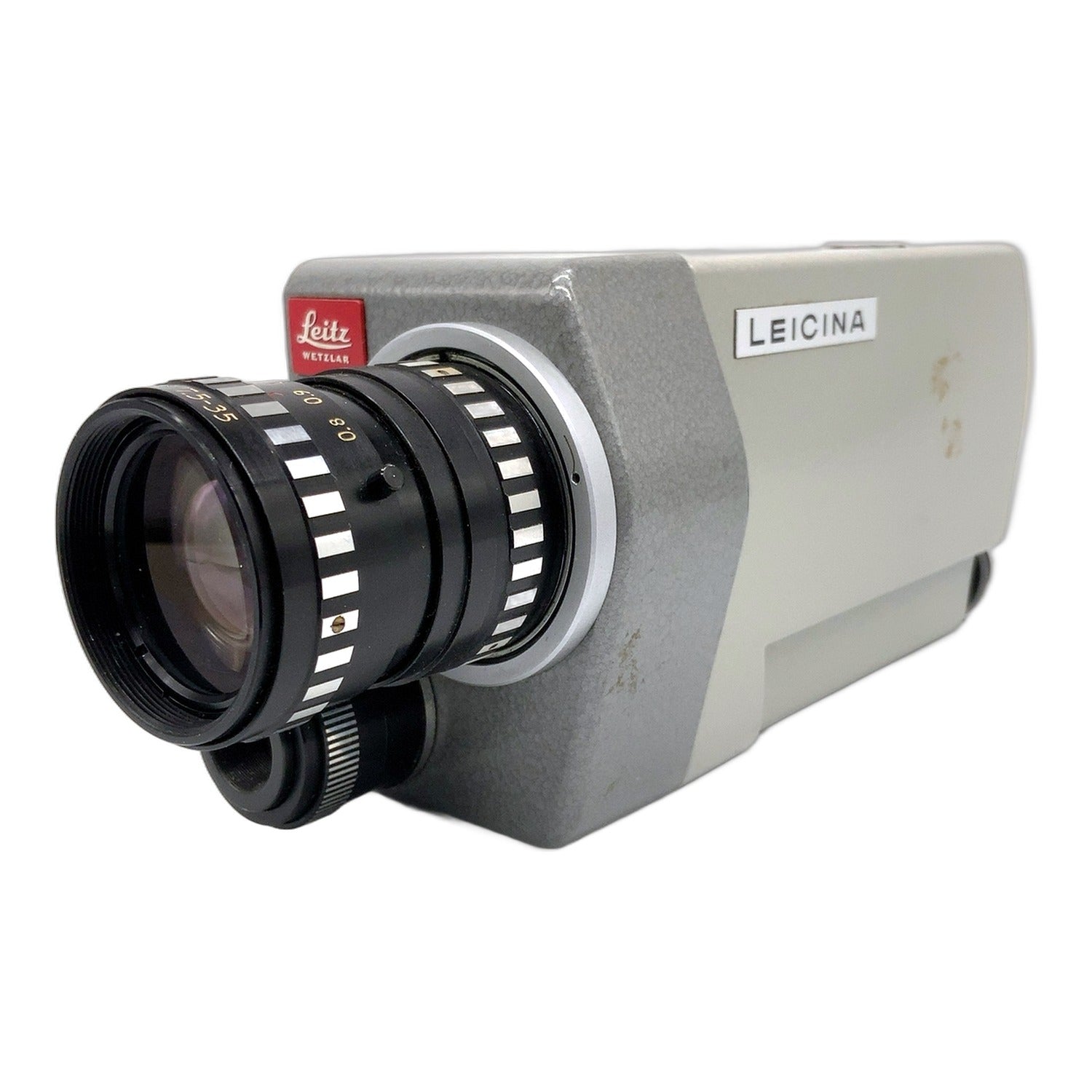 Leitz Leicina 8SV Filmkamera mit Leicina Vario 1:1.8/7.5-35mm Leica Movie Camera