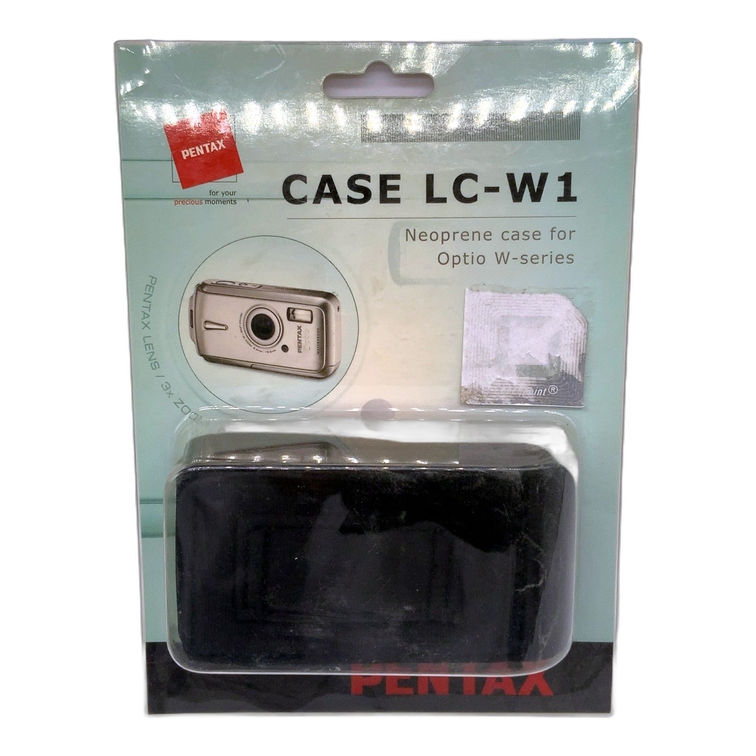 Pentax Case LC-W1 Neoprene case Optio W-series Tasche Schwarz Kameratasche