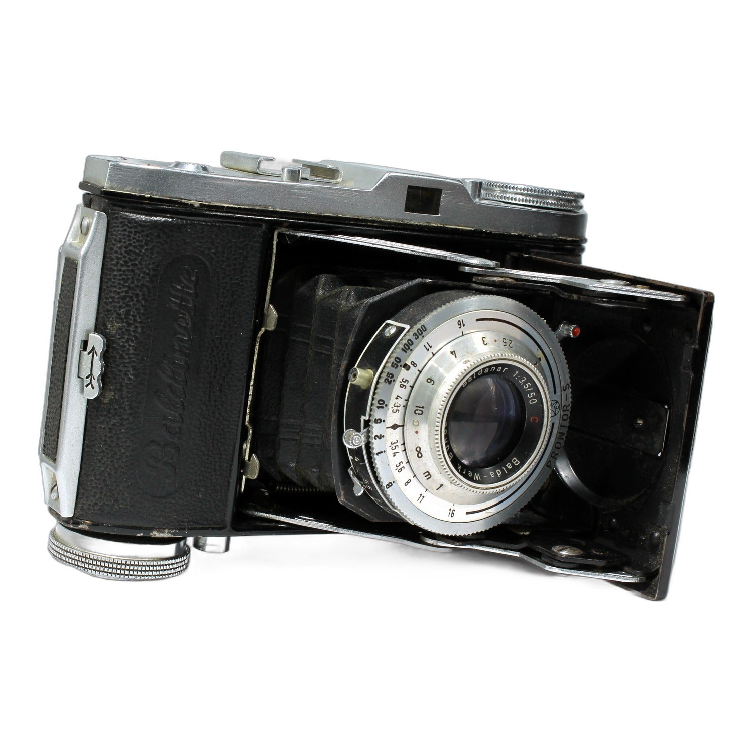 Balda Baldinette Klappkamera mit Baldanar 50mm 1:3.5 Folding Camera Balgenkamera