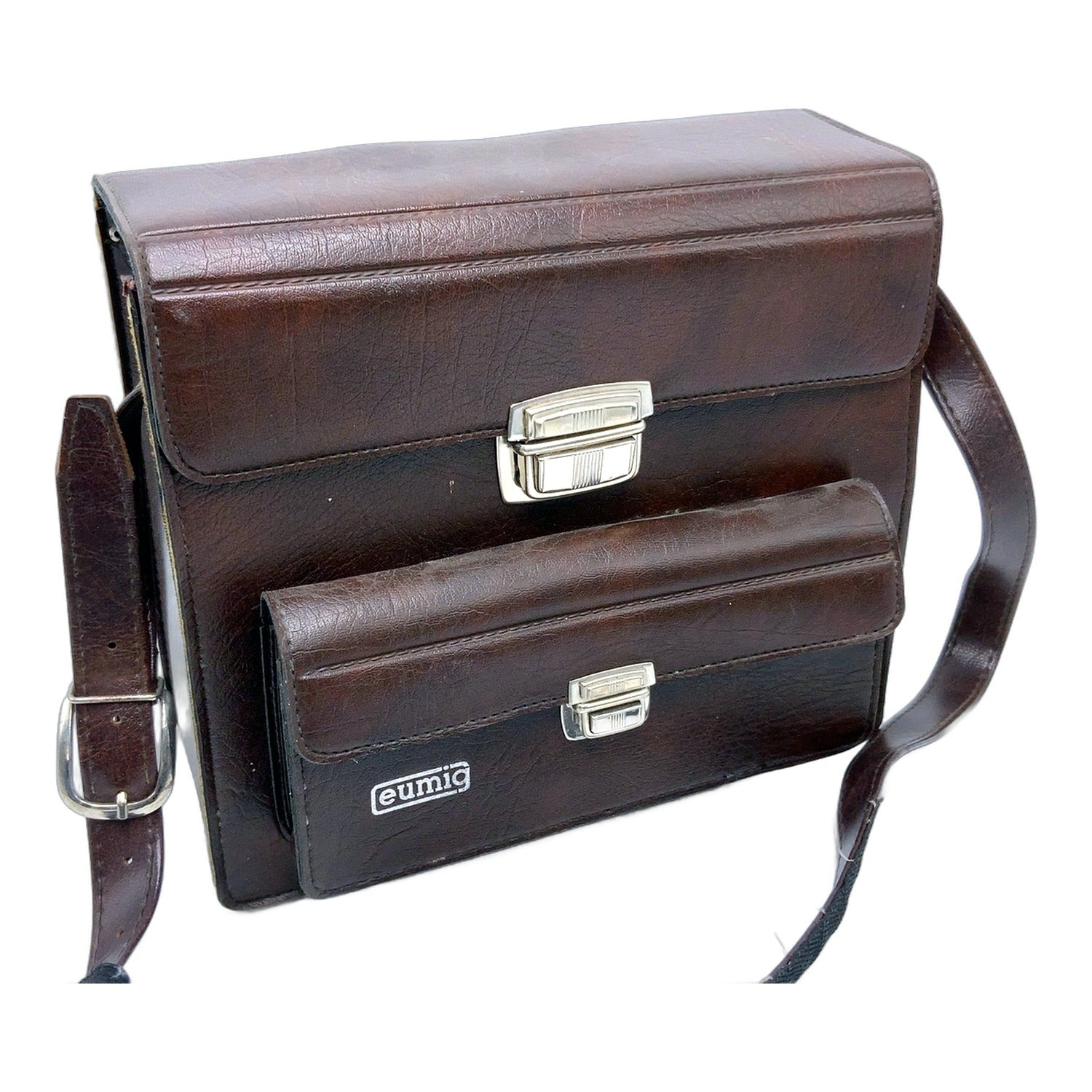 Eumig Universaltasche mit Trageriemen Tasche Braun Camera Bag Kameratasche