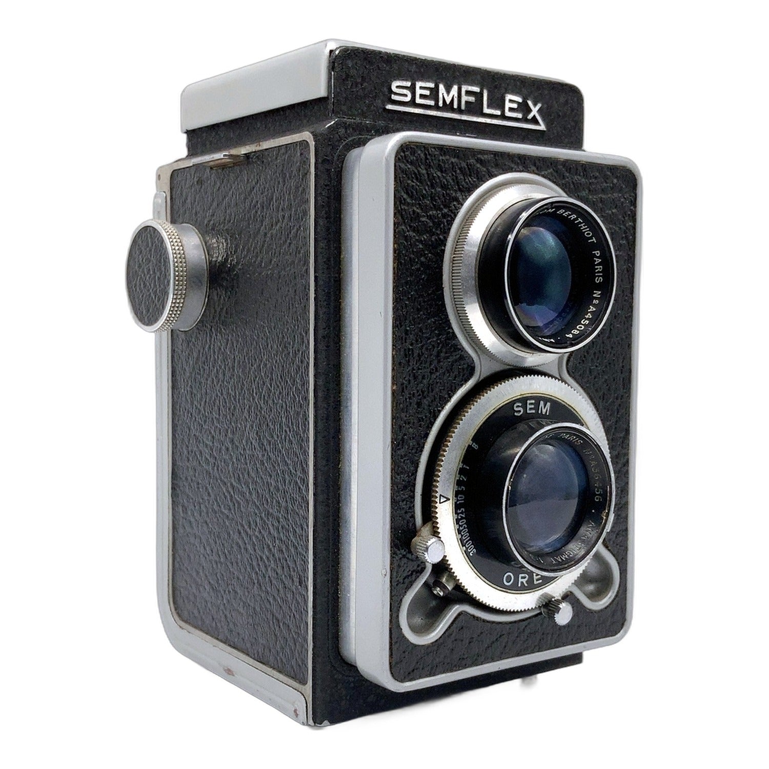 SEM Semflex TLR mit SOM Berthiot Flor 75mm 1:3.8 löst aus! zweiäugige Kamera