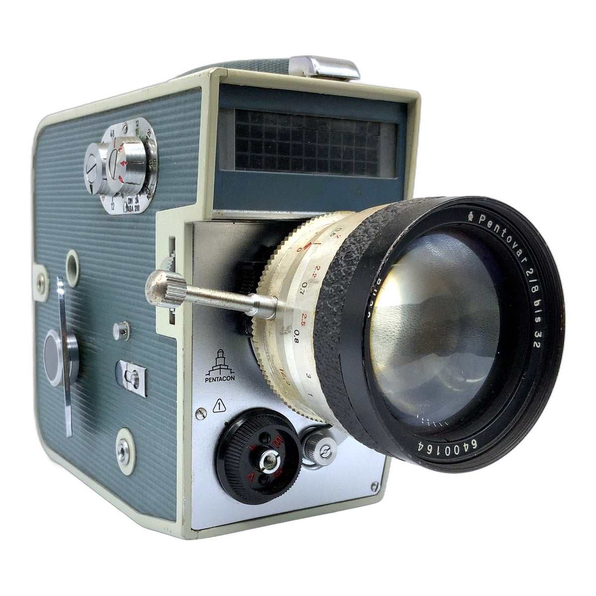 Pentacon Pentaflex 8 Filmkamera mit Carl Zeiss Jena Pentovar 8-32mm 1:2