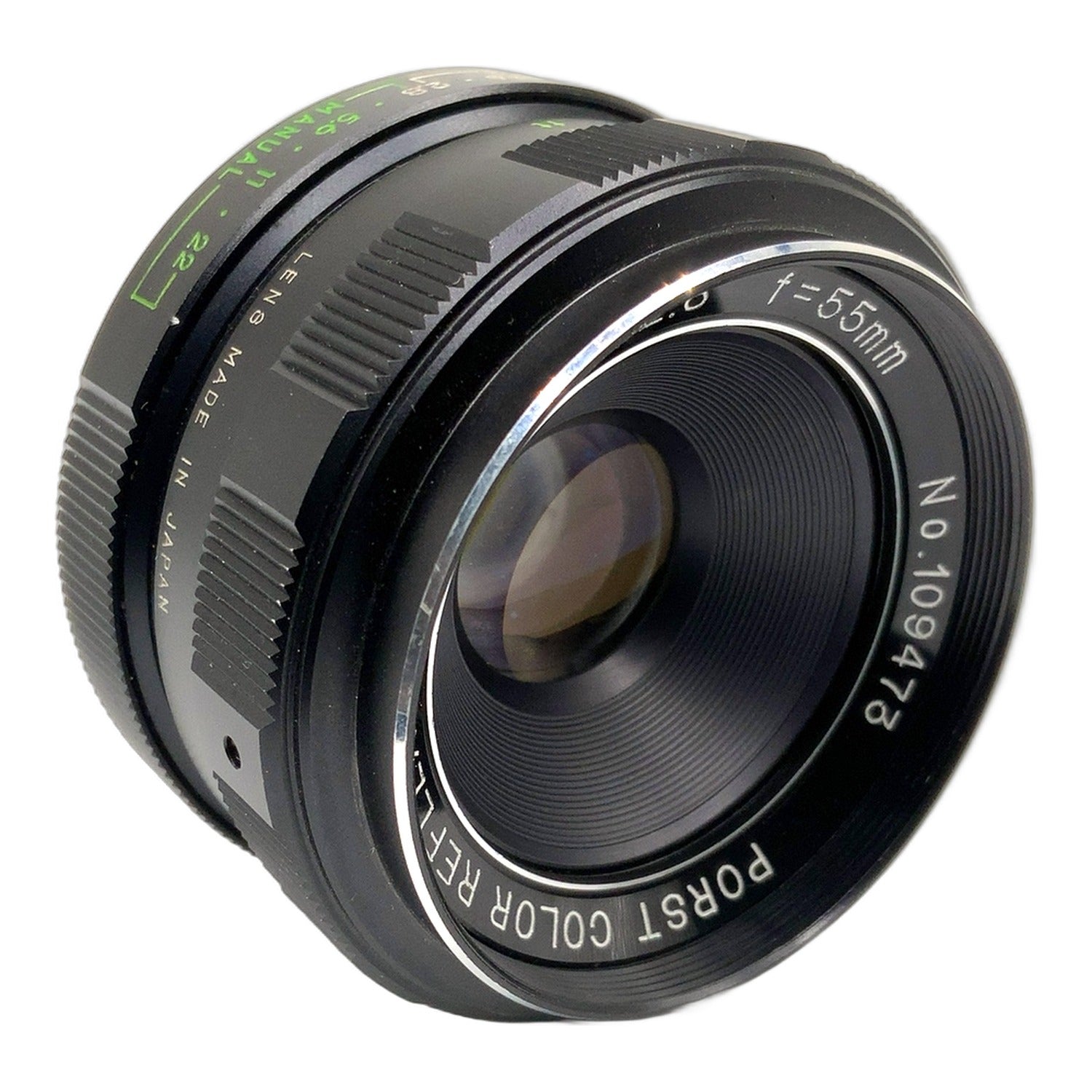 Porst Color Reflex Auto 55mm 1:2.8 Objektiv manuell Festbrennweite (M42) Nebel!