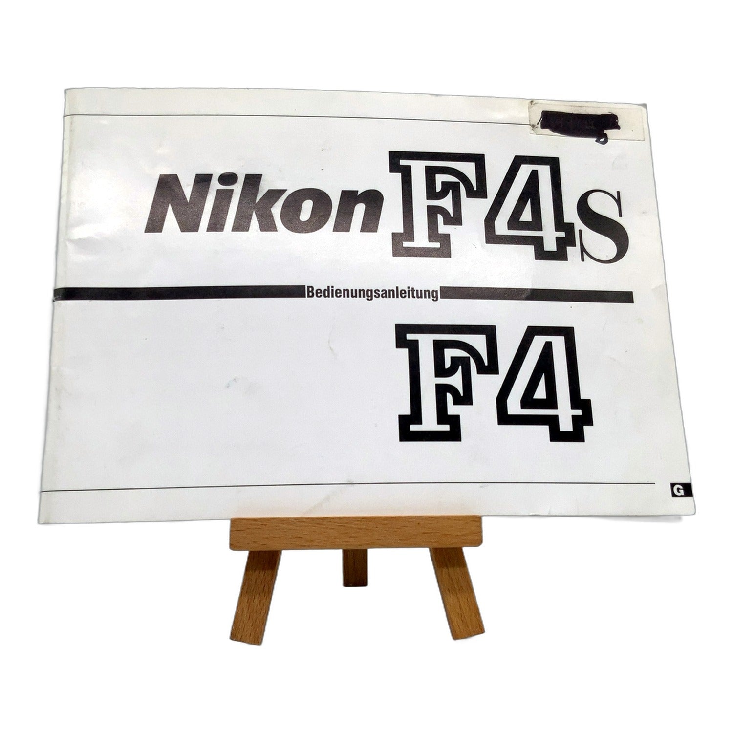 Nikon F4S / F4 Bedienungsanleitung User Manual Handbuch Deutsch