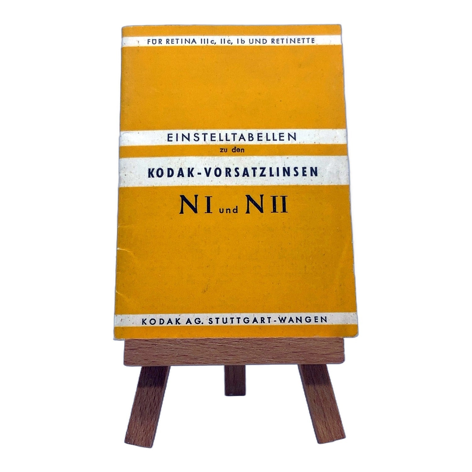 Kodak Vorsatzlinsen N I und N II Bedienungsanleitung Handbuch Deutsch