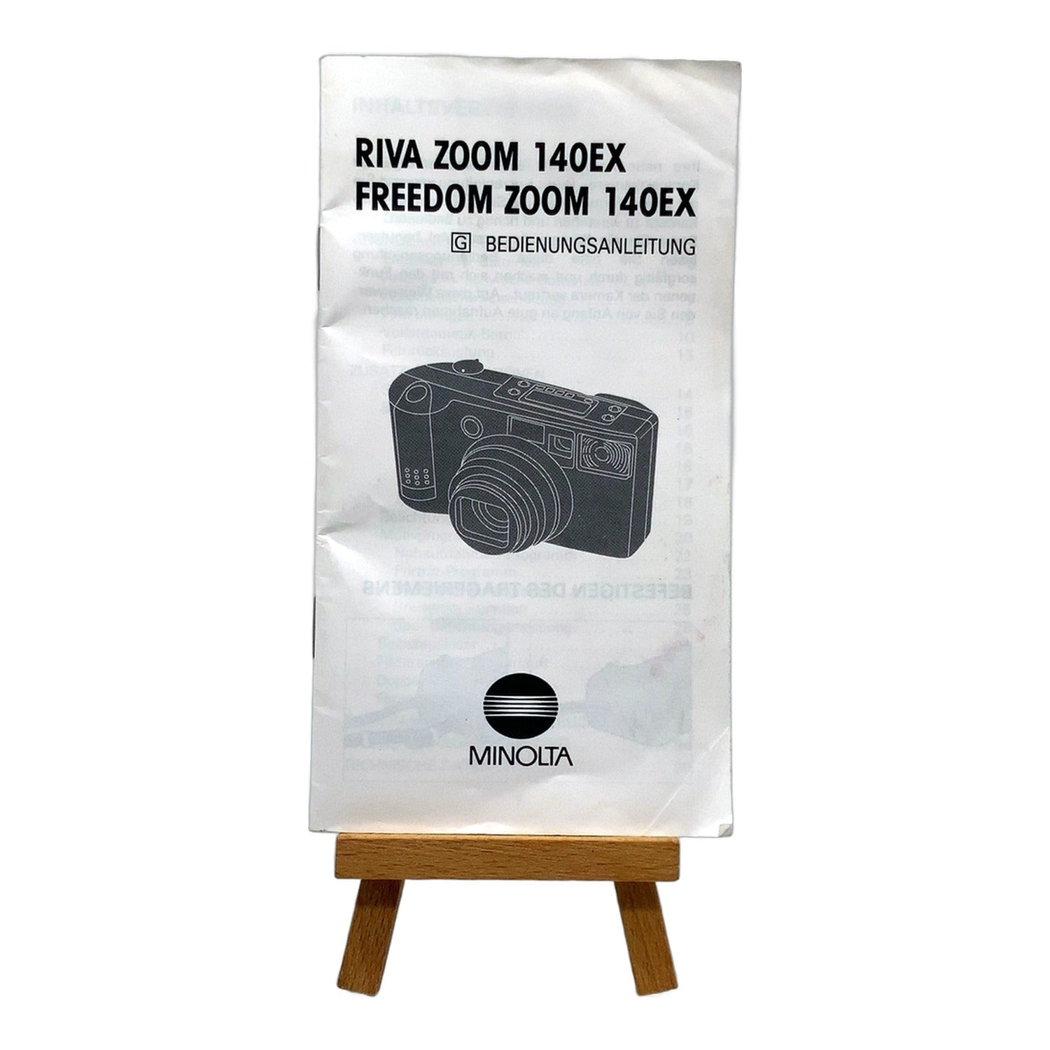 Minolta Riva Zoom 140EX Freedom Zoom 140EX Bedienungsanleitung Handbuch Deutsch
