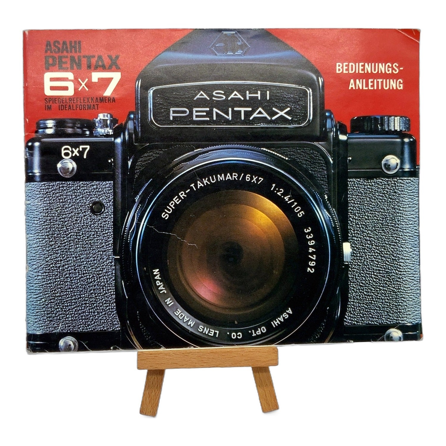 Asahi Pentax 6x7 !Rückseite fehlt! Bedienungsanleitung Handbuch Deutsch