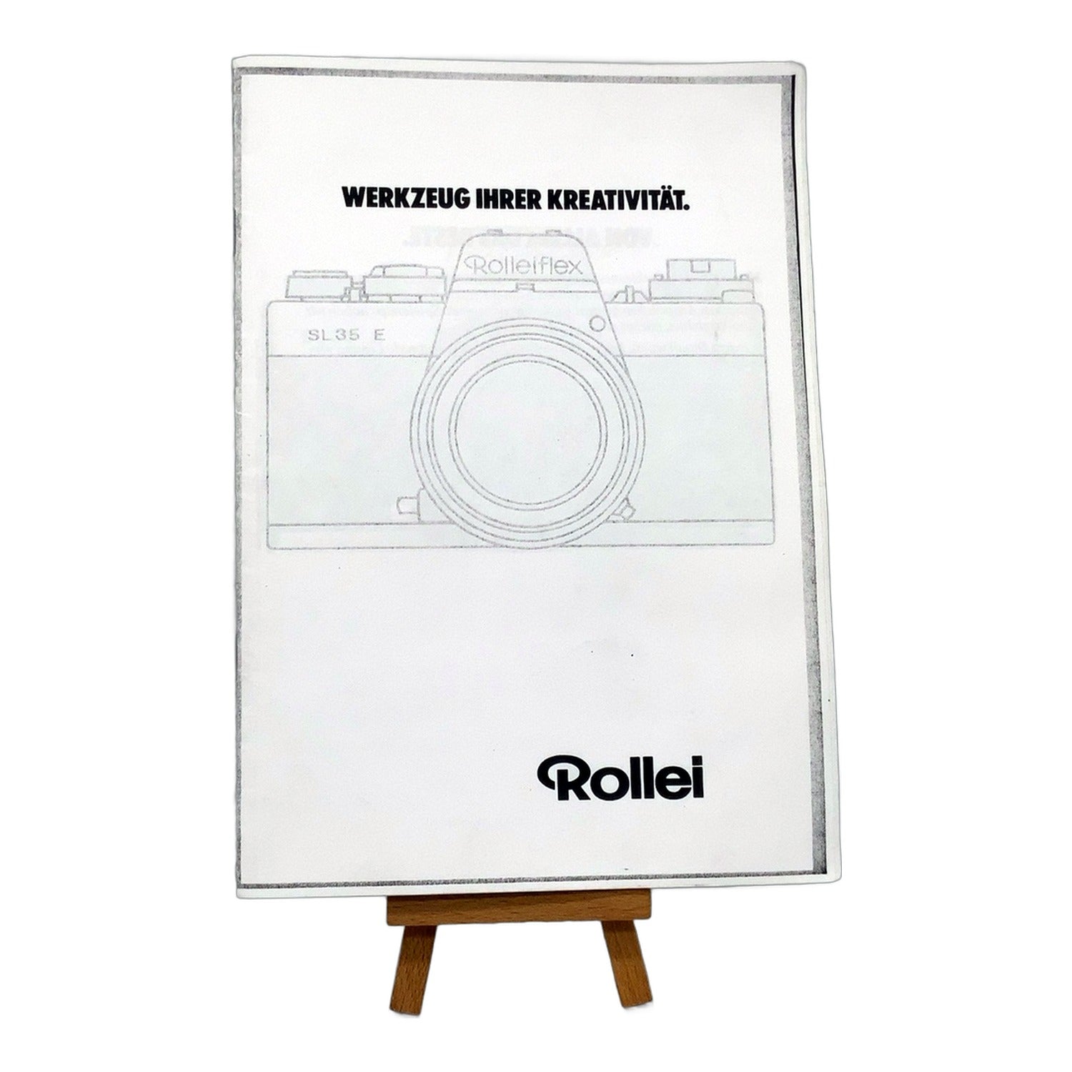 Rollei SL 35 E Werkzeug Ihrer Kreativität Broschüre Brochure Prospekt Deutsch