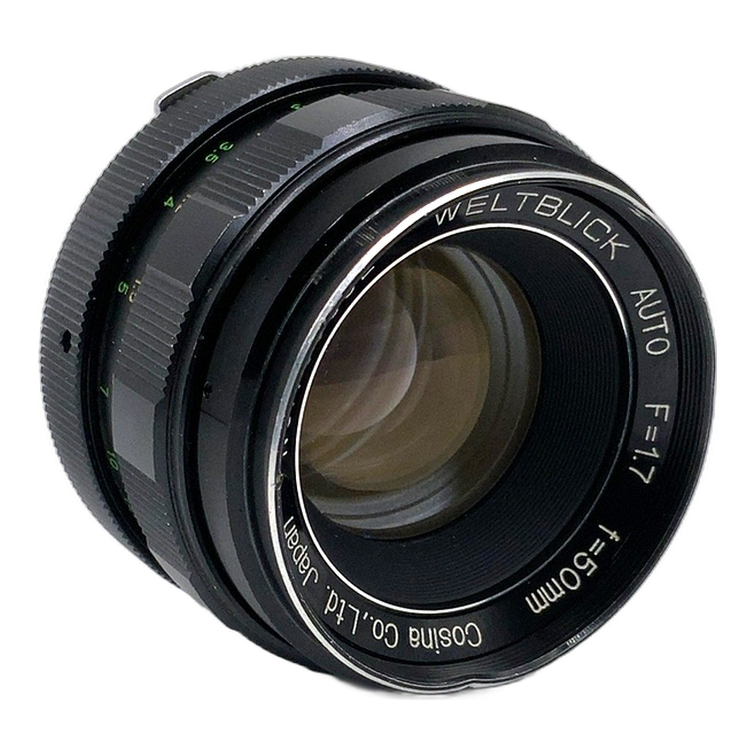 Weltblick Auto 50mm 1:1.7 Objektiv manuell Festbrennweite (M42) Nebel!