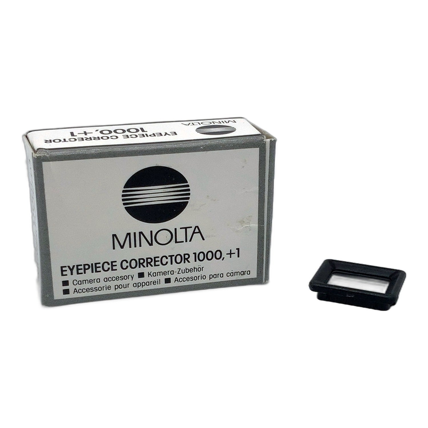 Minolta Eyepiece Corrector 1000 (+1) Dioptrienlinse Maxxum Dynax 7000 9000 etc.