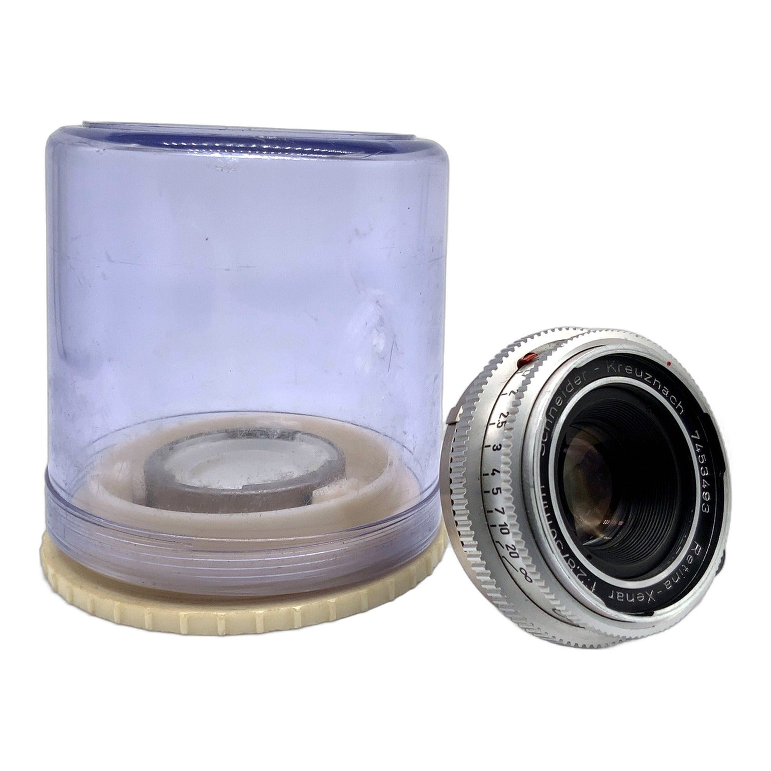 Schneider-Kreuznach Retina-Xenar Compur 50mm 1:2.8 mit Case (DKL Kodak Retina)