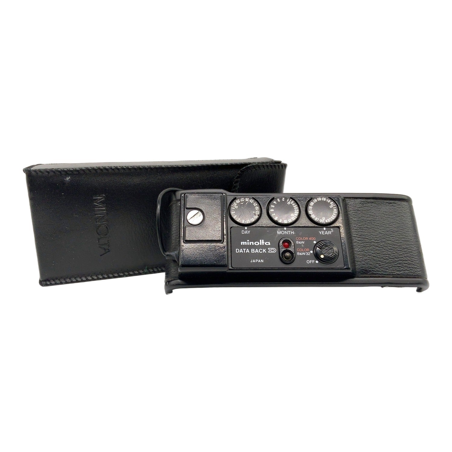 Minolta Data Back D Databack mit Case Camera Accessory Fotozubehör Kamerazubehör