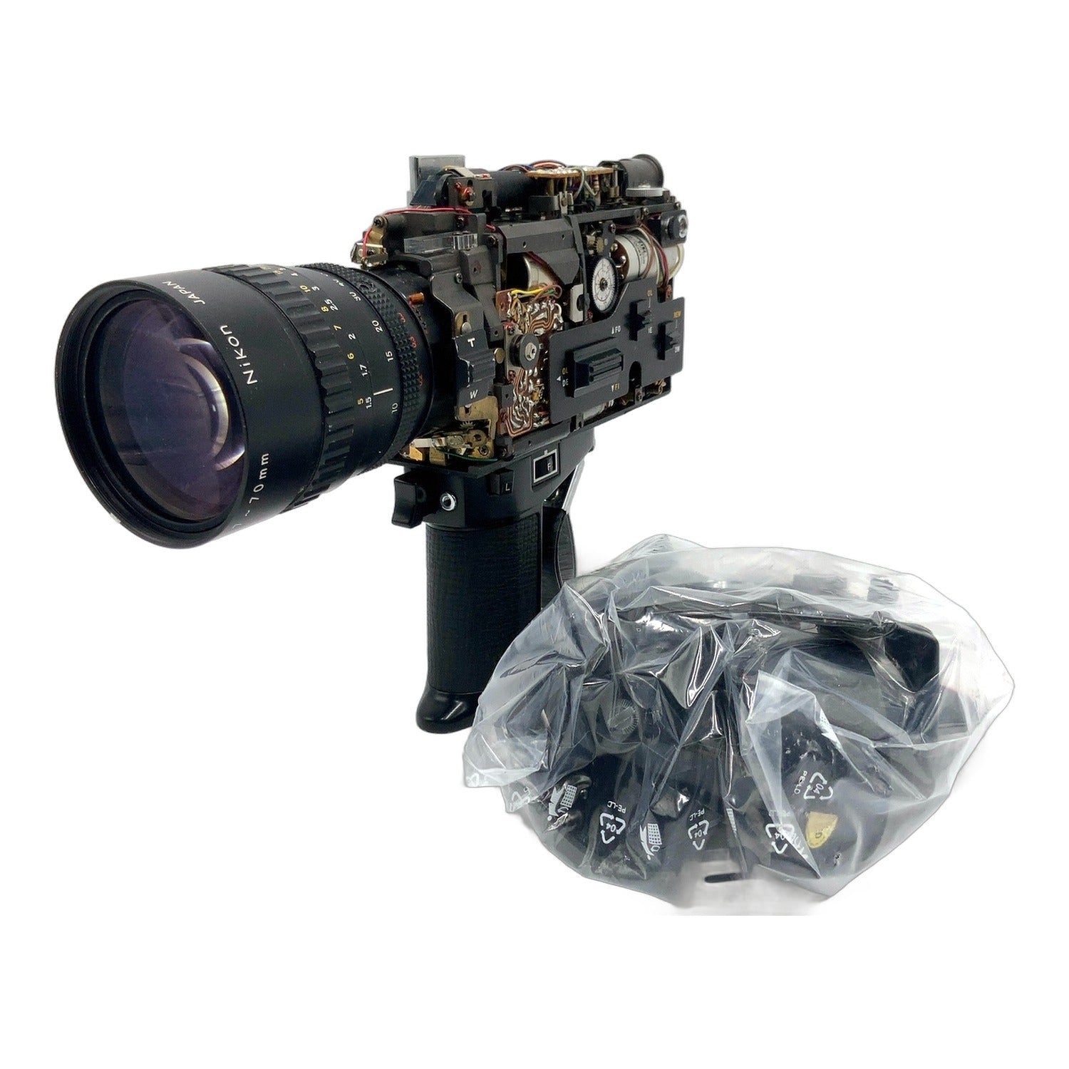 Nikon R10 Super Filmkamera mit Cine-Nikkor Zoom-C Macro 7-70mm 1:1.4