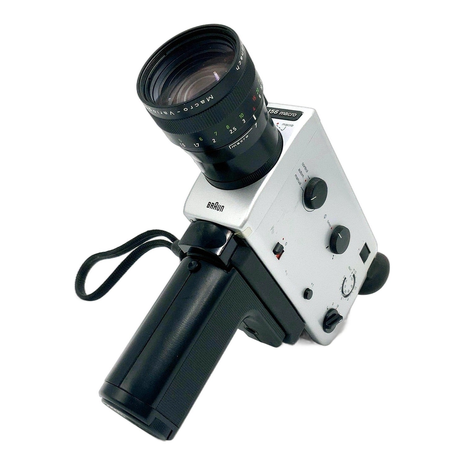 Braun Nizo 156 macro Filmkamera Schneider Kreuznach Macro-Variogon 7-56mm 1:1.8