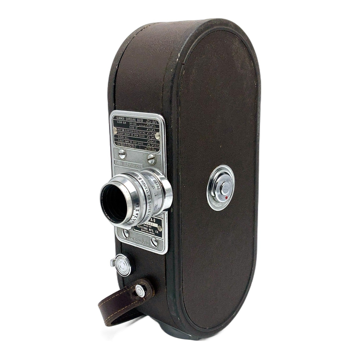 Keystone Model A-9 Filmkamera mit Bell & Howell Super Comat 1 inch f/1.9