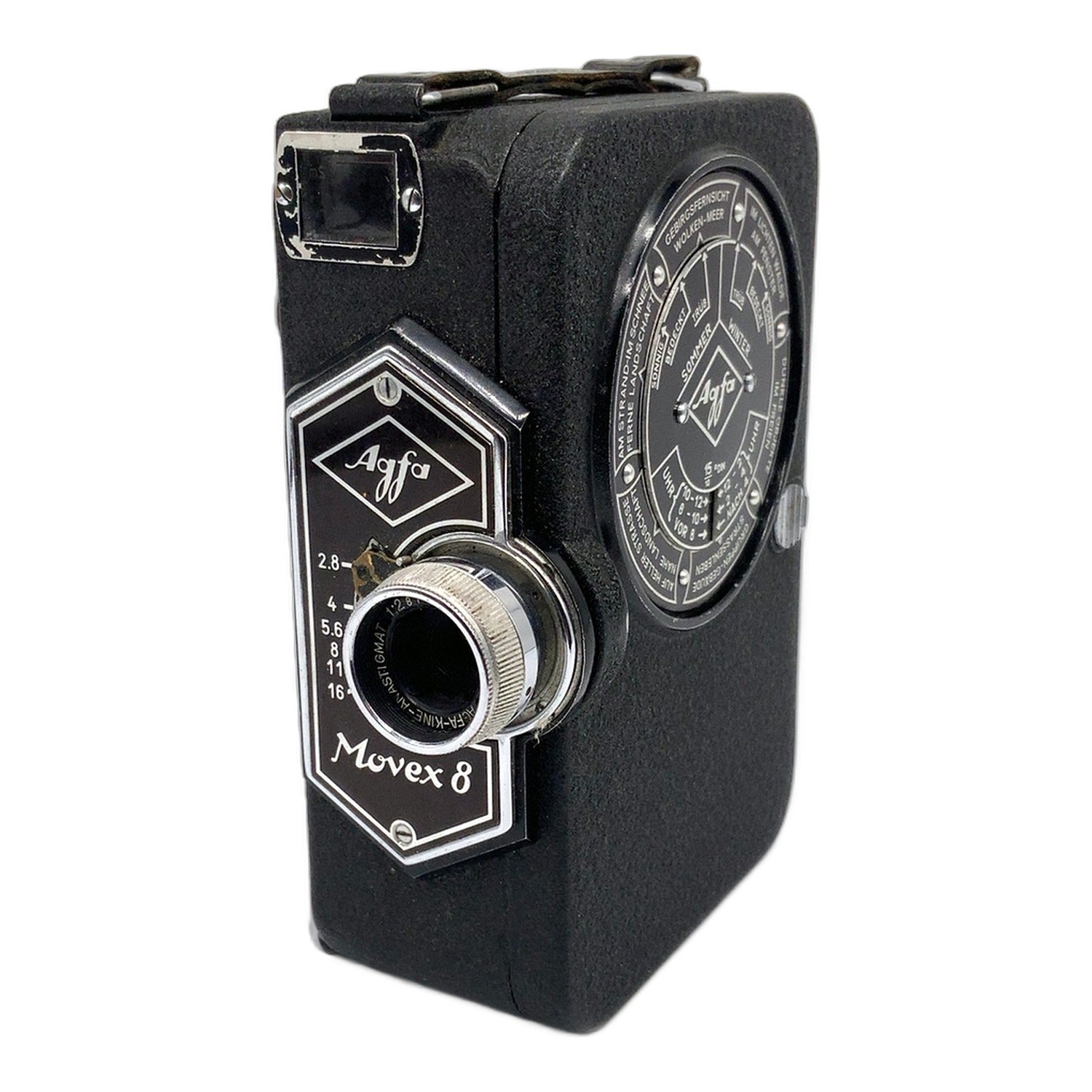 Agfa Movex 8 Filmkamera mit Kine-Anastigmat 1:2.8 f=1.2cm Movie Camera