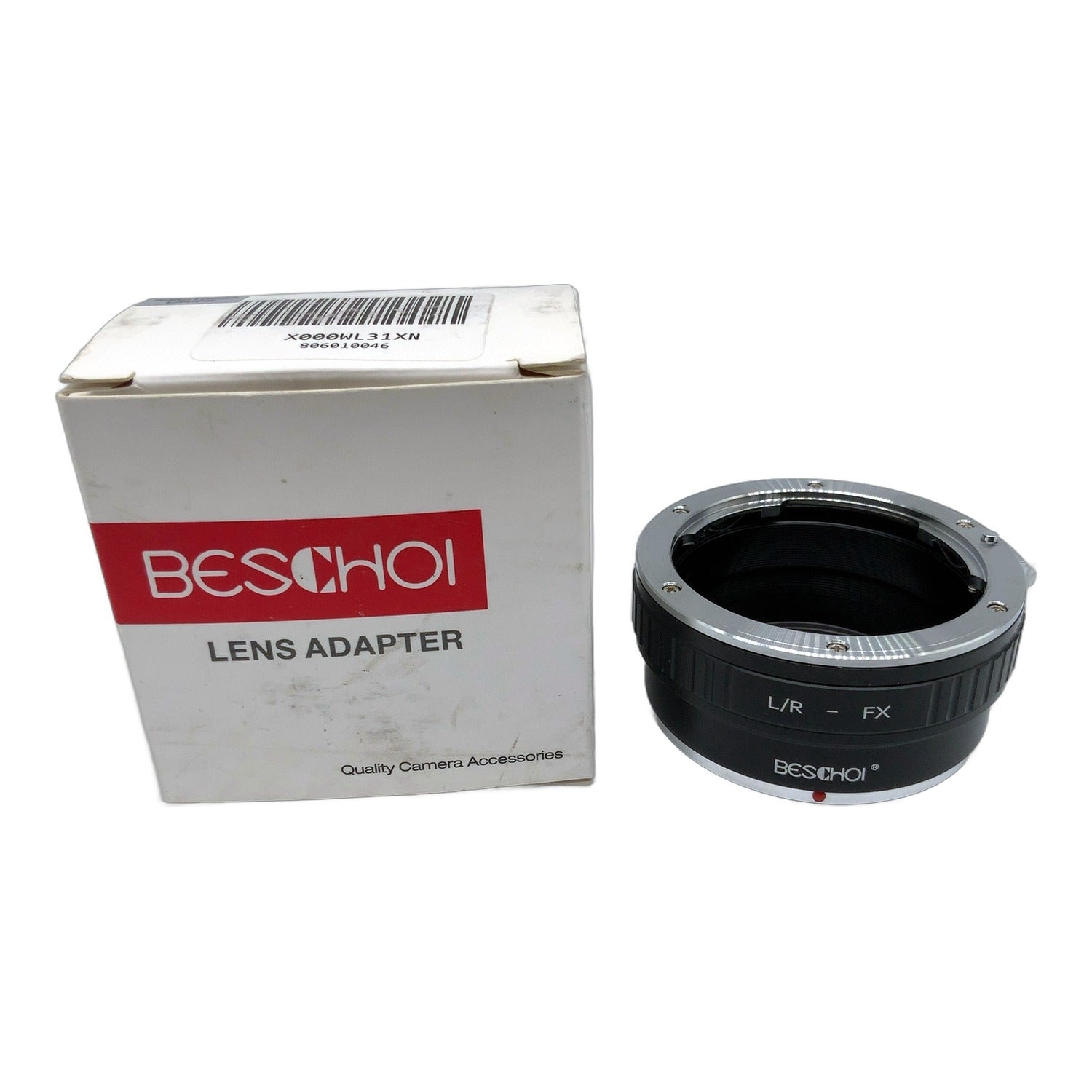 Beschoi L/R-FX Objektivadapter Lens Mount Adapter (Leica R → Fujifilm X)