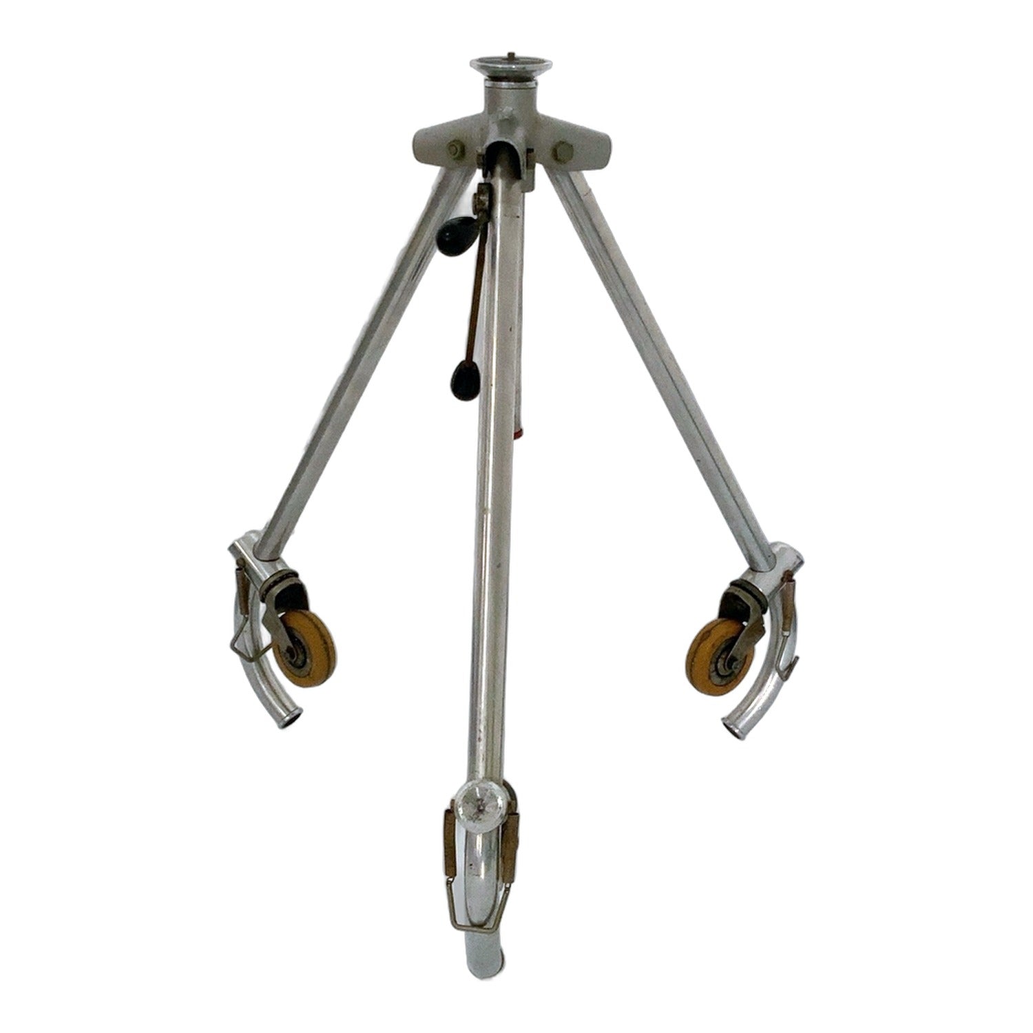 Universalstativ auf Rollen Stativ Silber Fotostativ Camera Tripod Kamerastativ