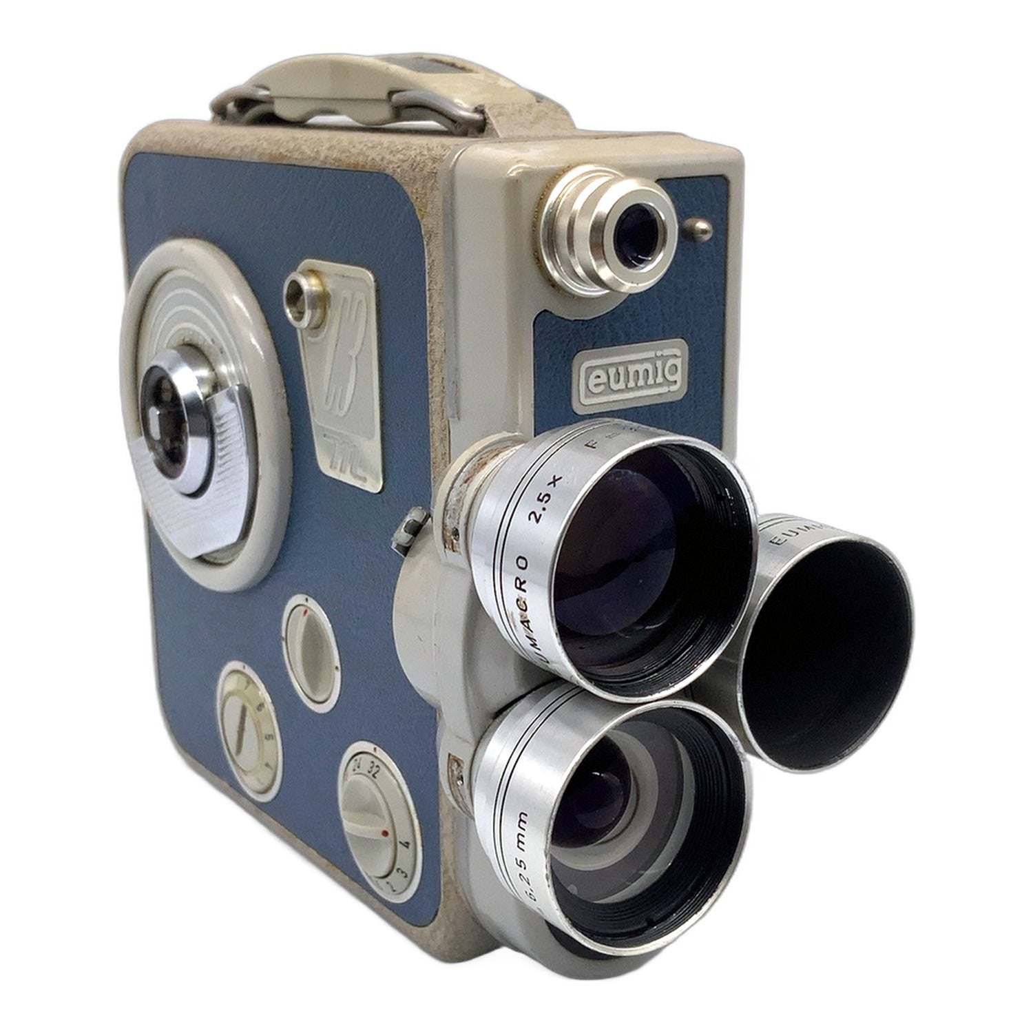 Eumig C3 M Filmkamera mit Eumigon 12,5mm 1:1.8 + 2