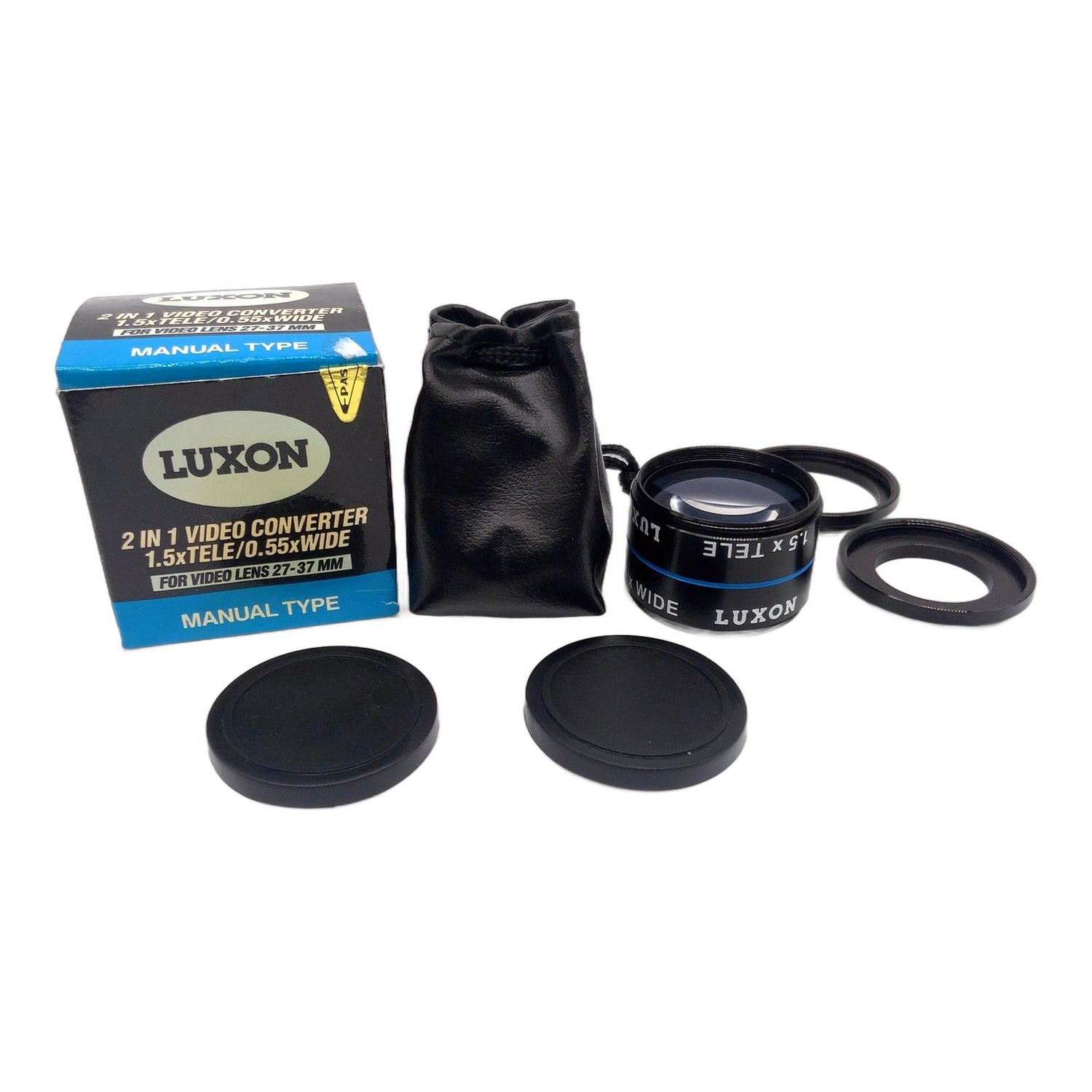 Luxon Tele-Wide Converter 1,5x/0,55x in OVP Konverter Objektivkonverter (37mm)