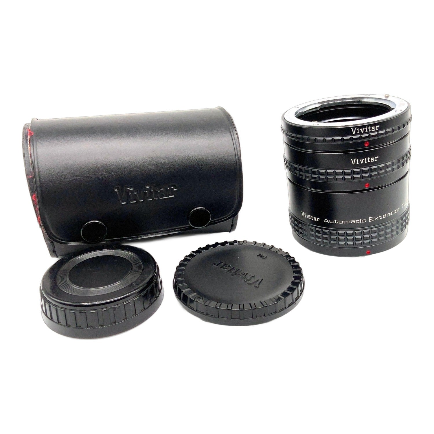 Vivitar AT-22 Zwischenring 12mm, 20mm, 22-36mm mit Tasche (Pentax K)