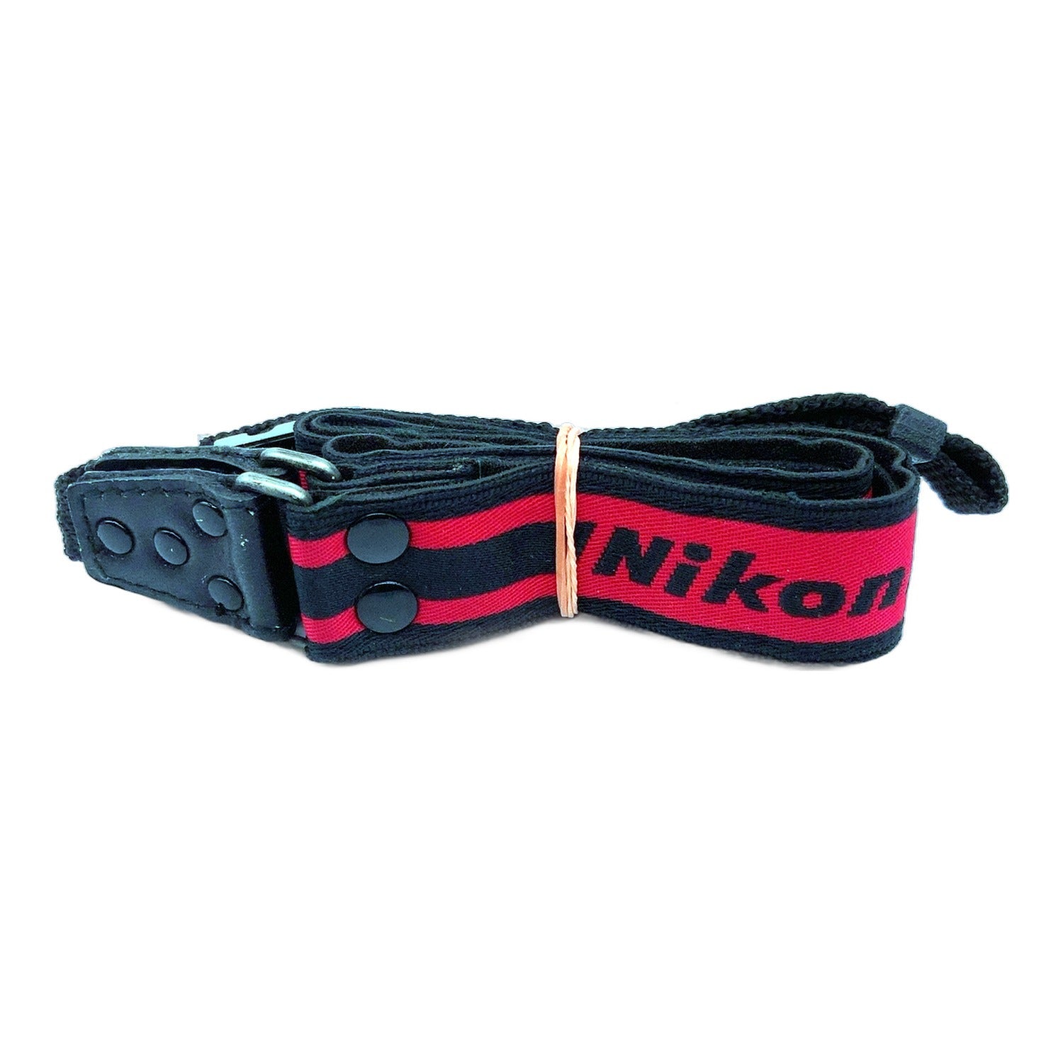 Nikon ca. 25mm breit Gurt schwarz/rot Neck Strap Tragegurt Kameragurt