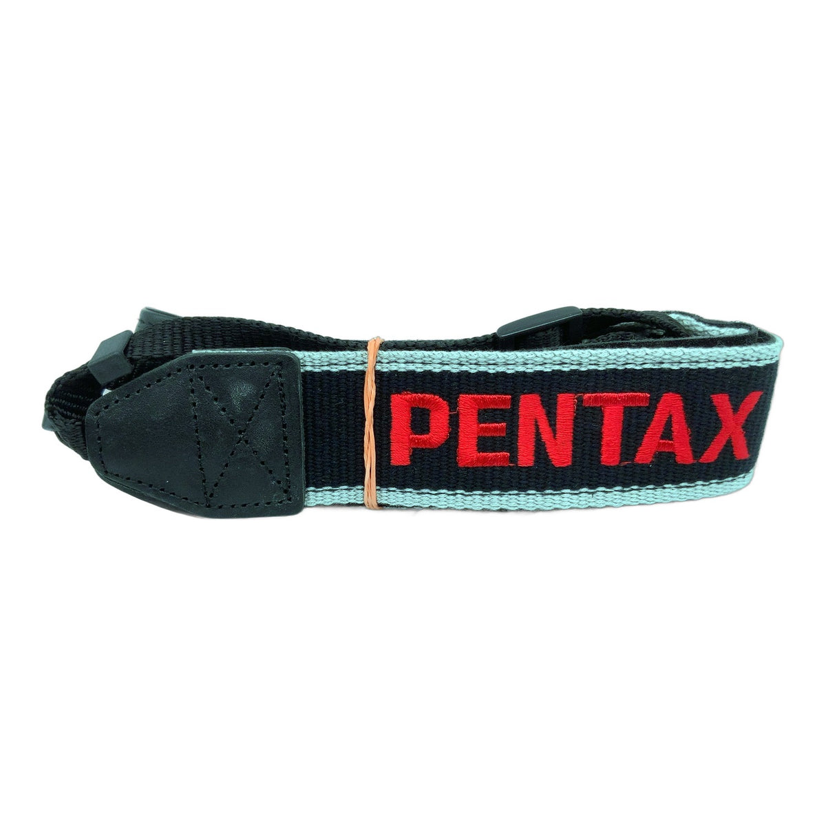 Pentax ca. 38mm breit Gurt schwarz/rot Neck Strap Tragegurt Kameragurt