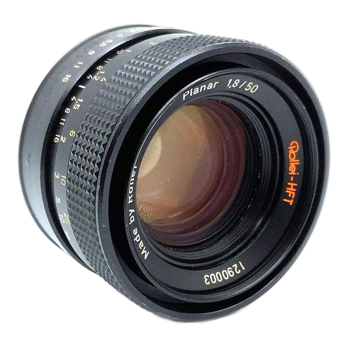 Rollei Planar HFT 50mm 1:1.8 Objektiv manuell Festbrennweite (Rollei QBM) Nebel!